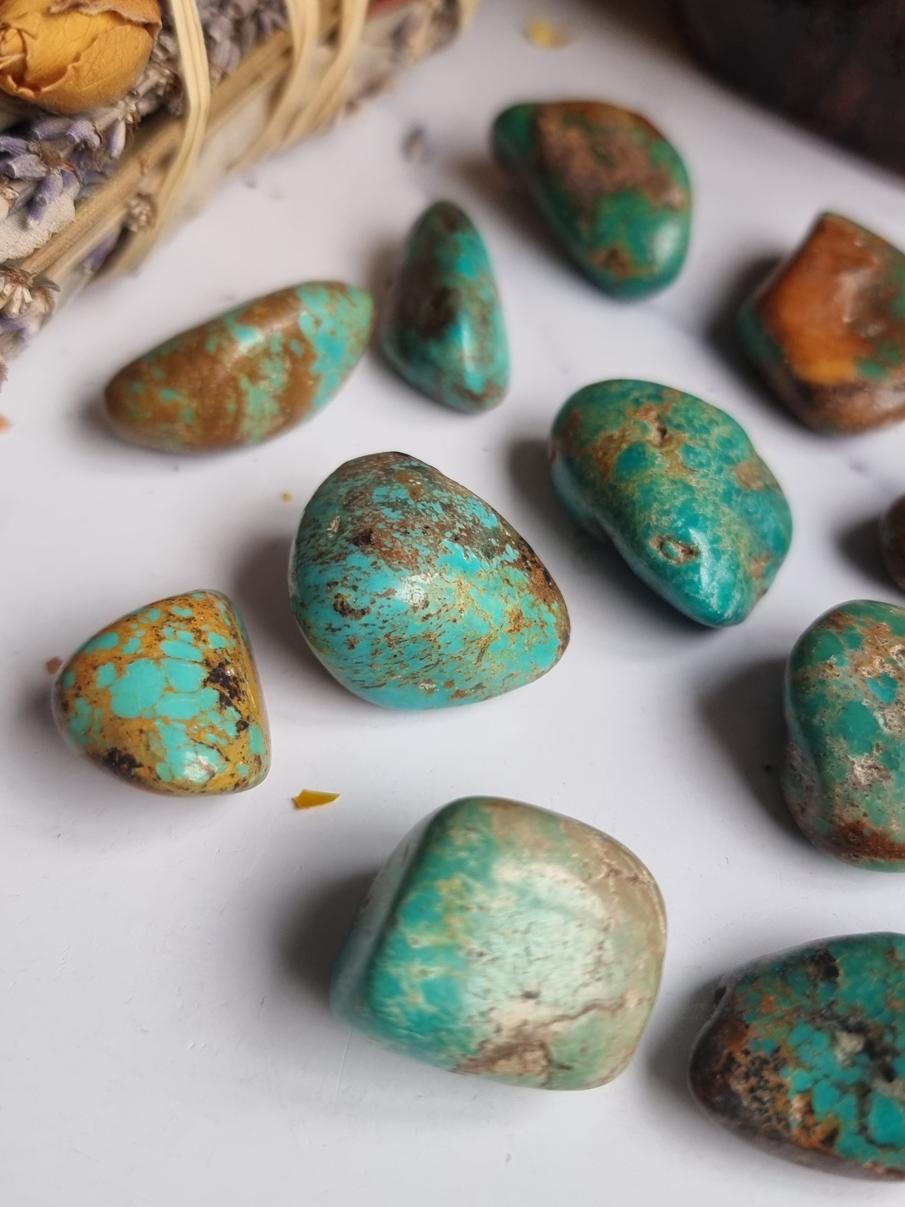Tibetan Turquoise Tumble