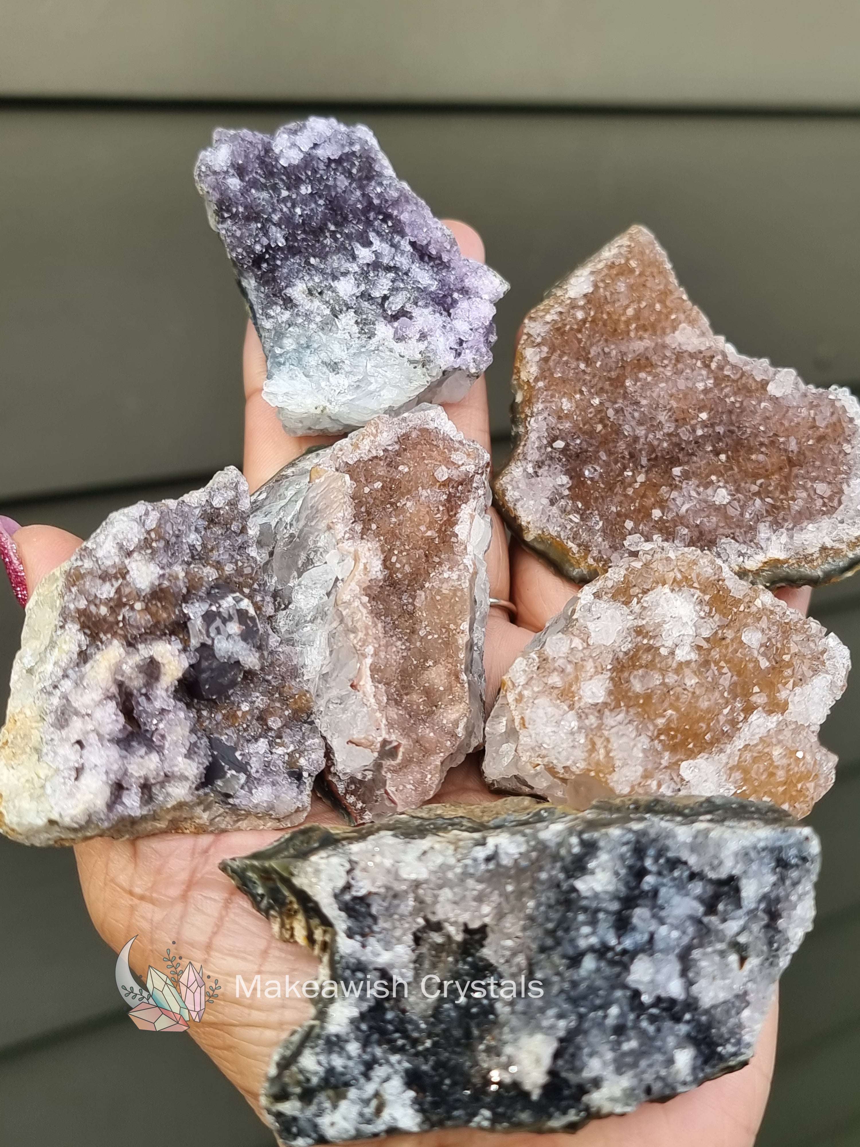 Amethyst Sparkly Druzy Cluster