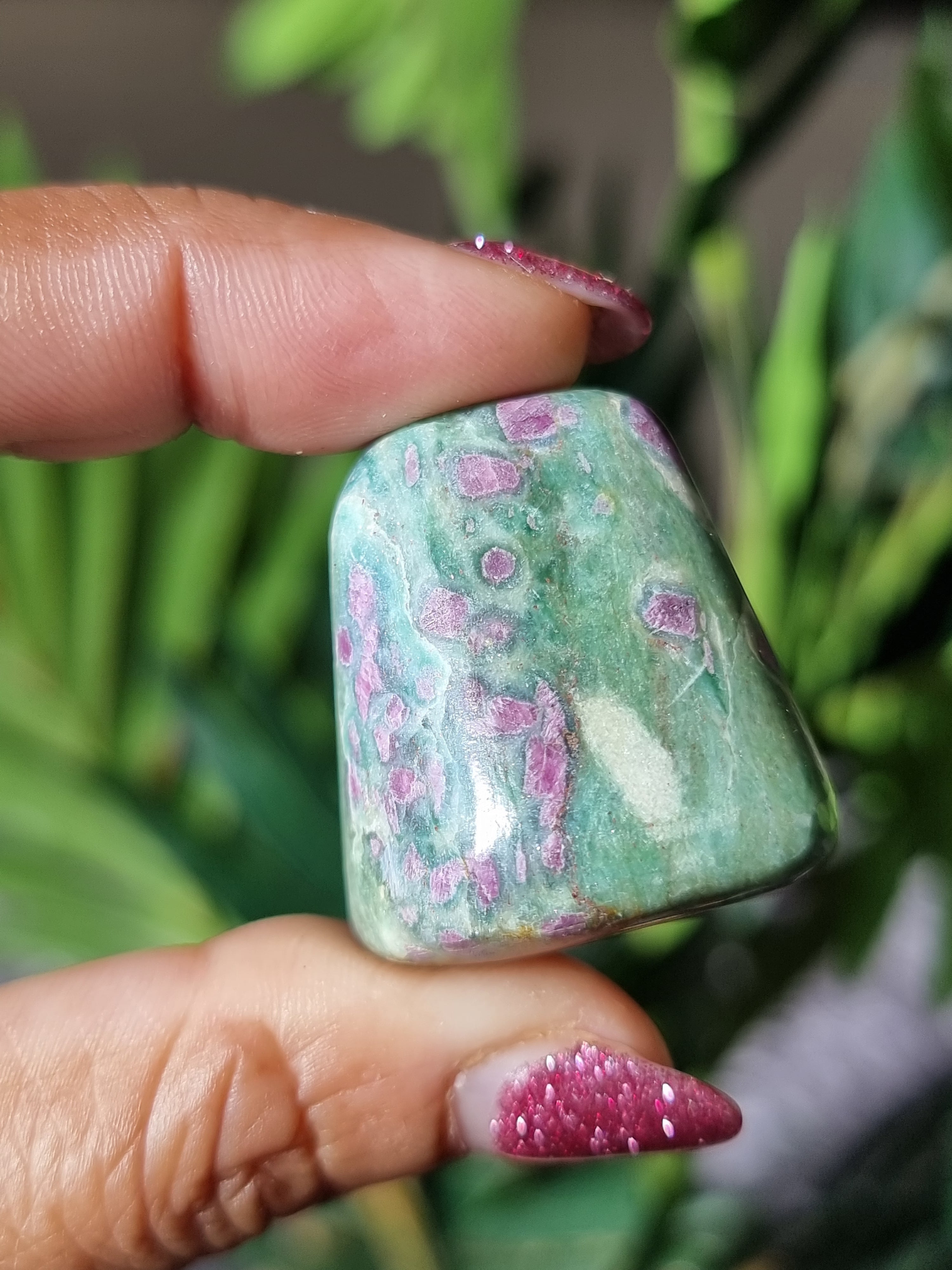 Ruby in Fuchsite Tumble