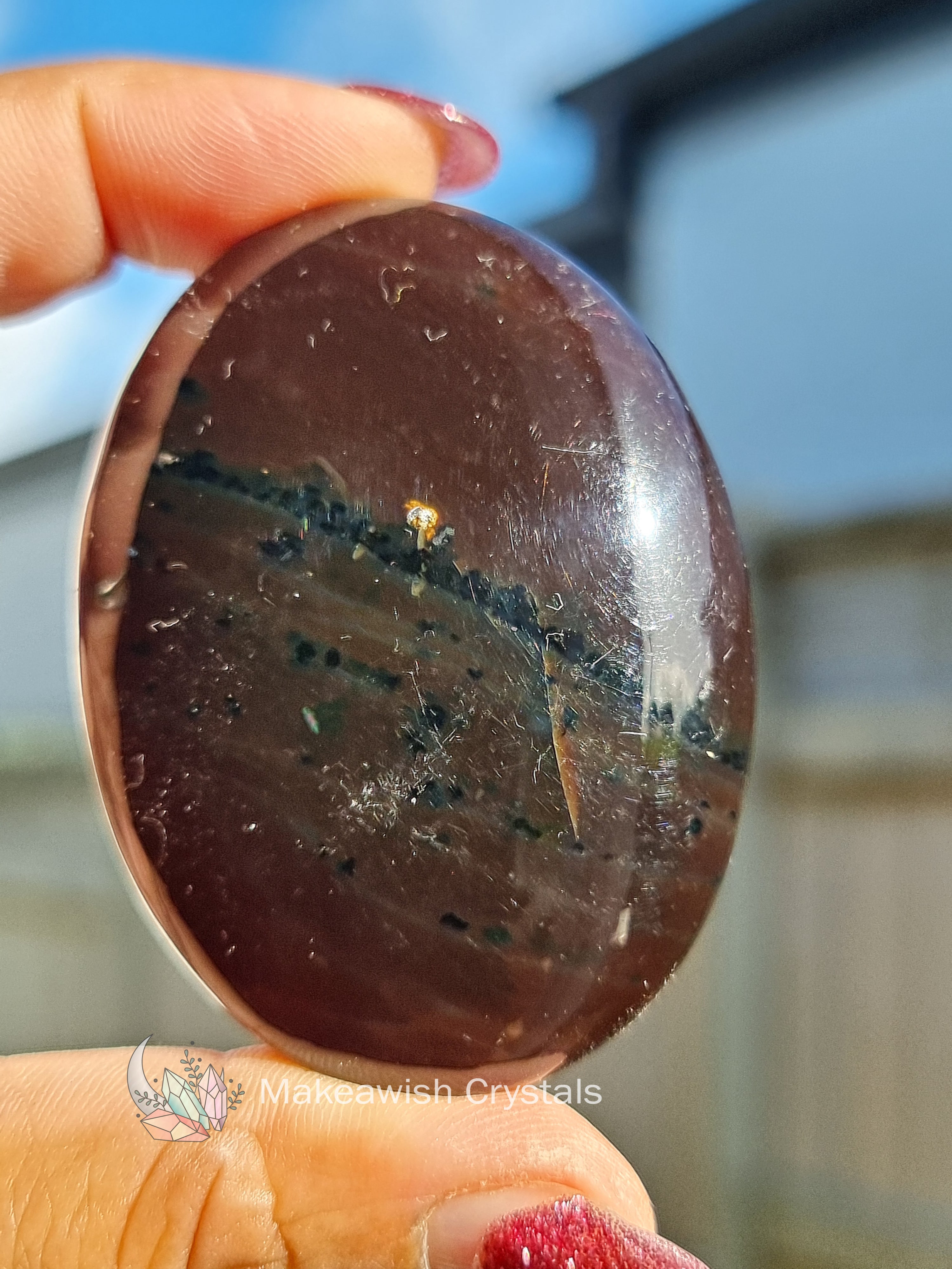 Amber Palm Stone