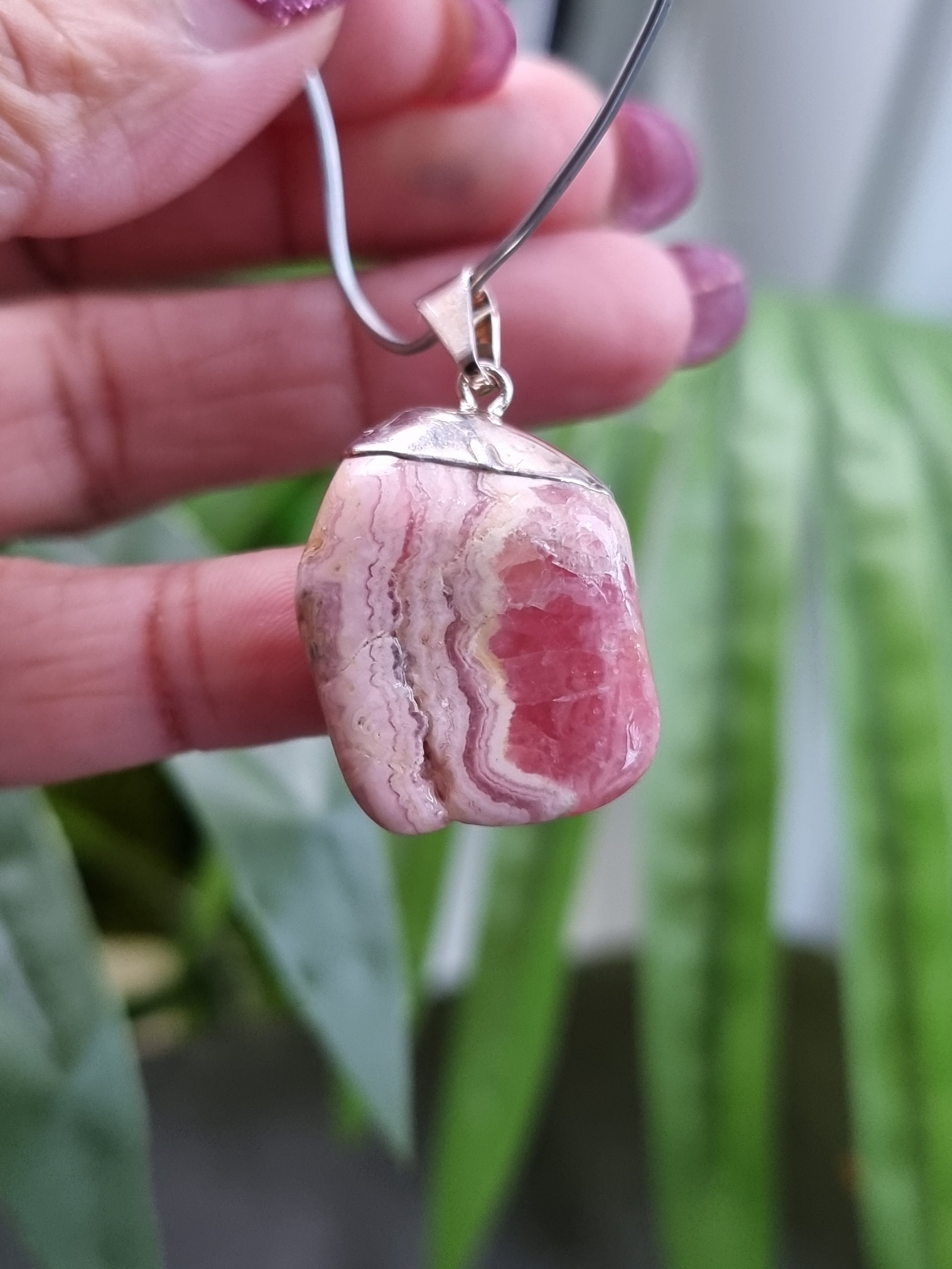 Rhodochrosite Pendant