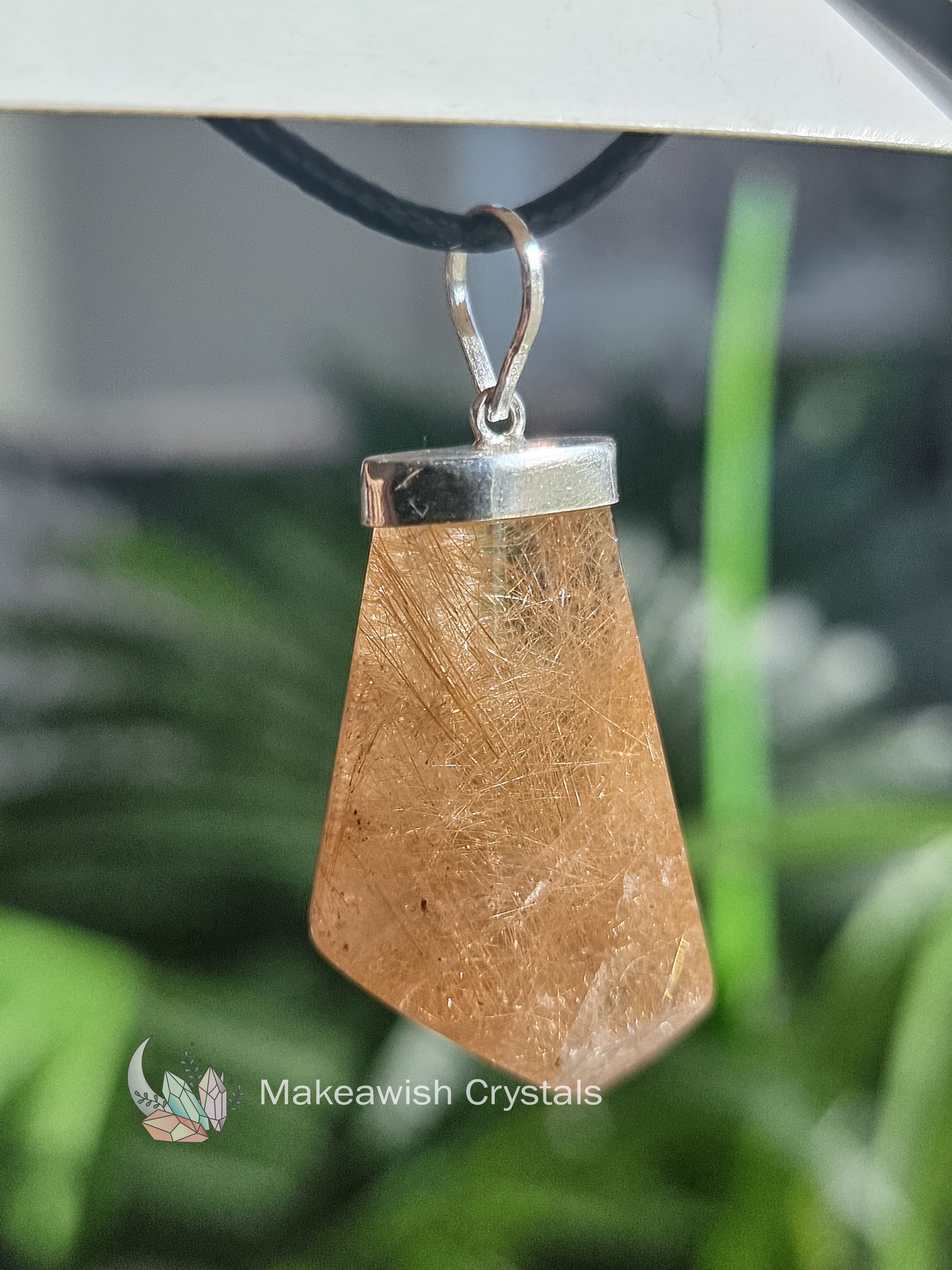 Rutilated Quartz Pendant