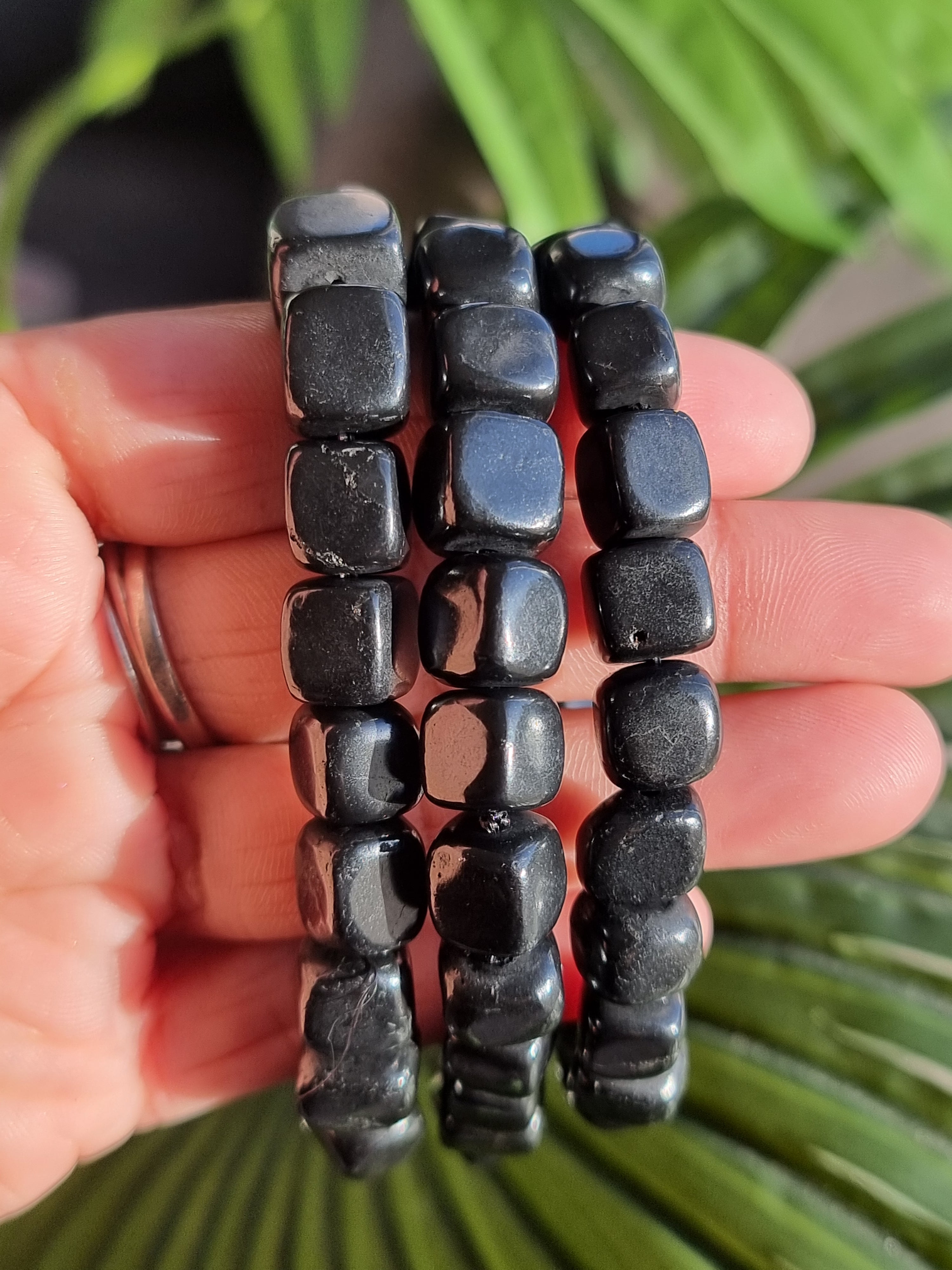 Shungite and online black tourmaline bracelet