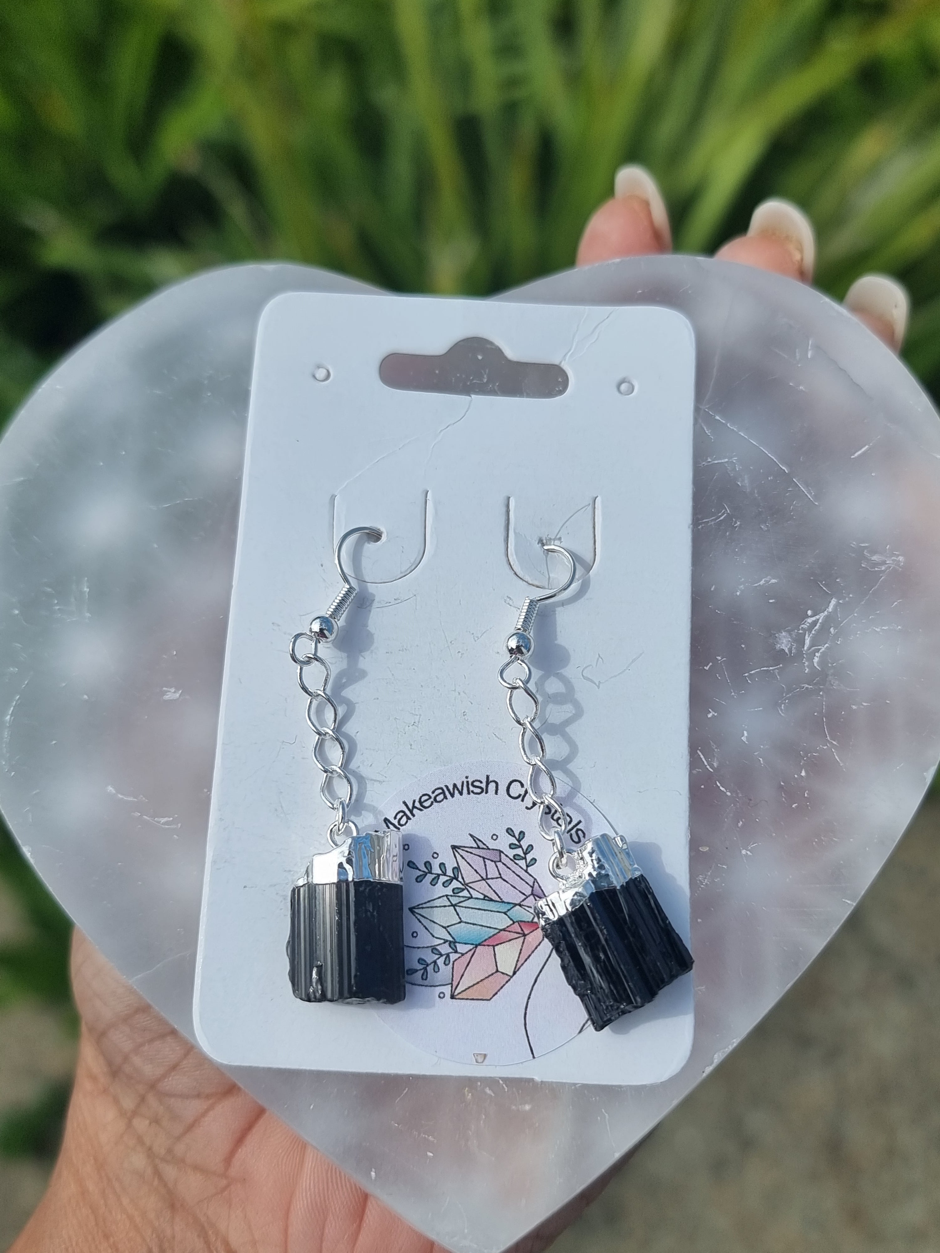 Black Tourmaline Earrings