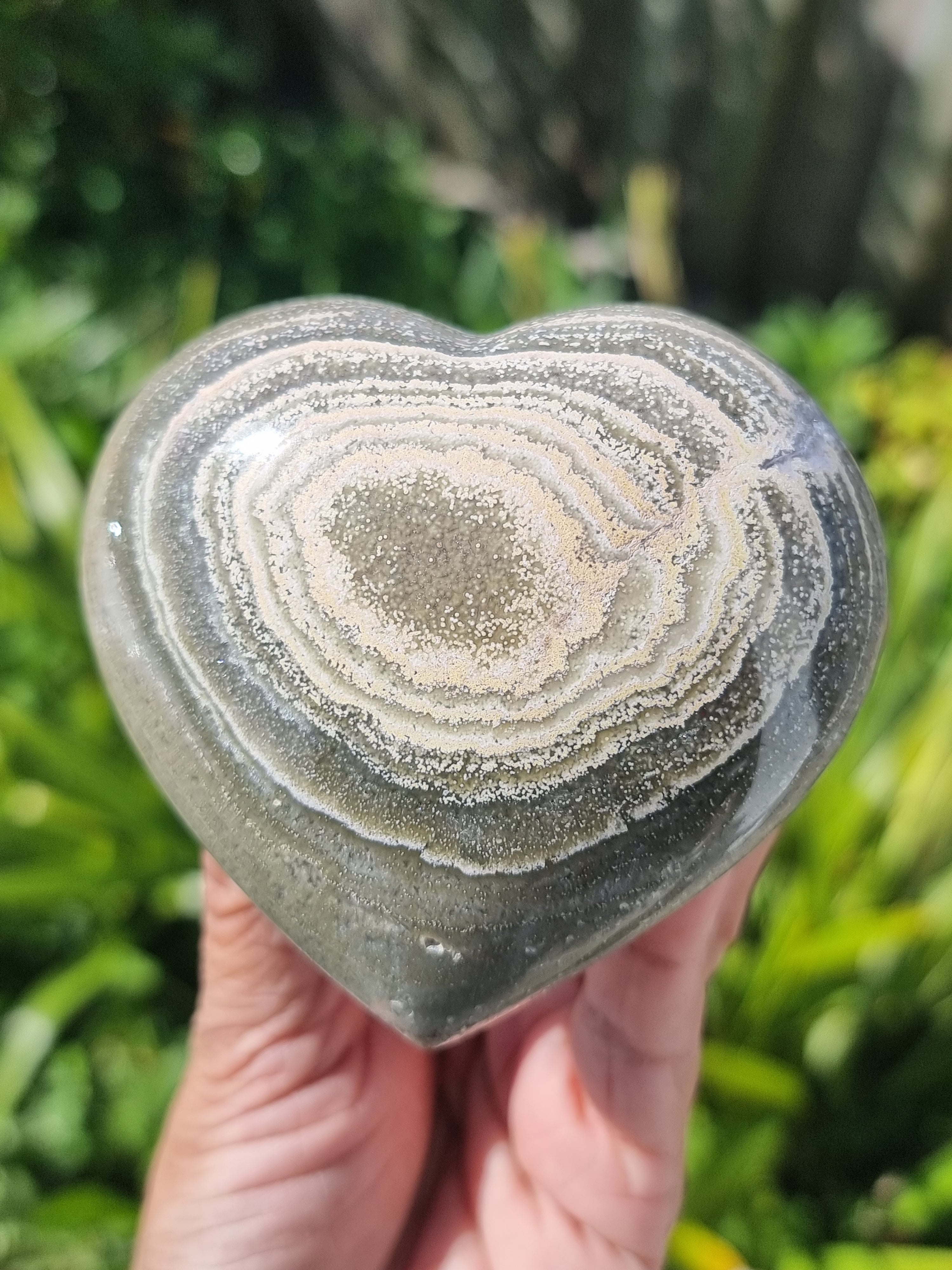 Ocean Jasper Heart