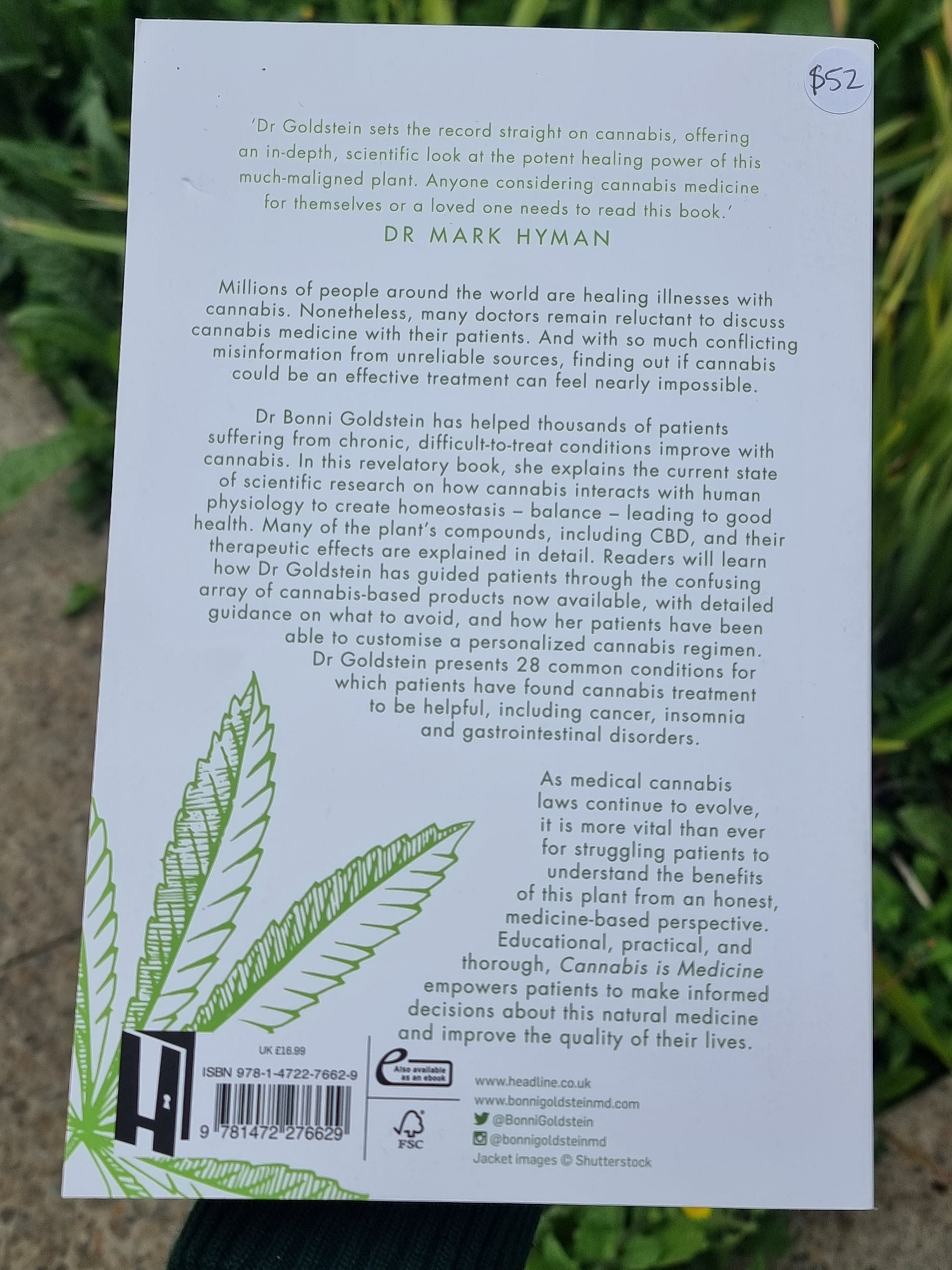 Cannabis is Medicine Bonni Goldstein