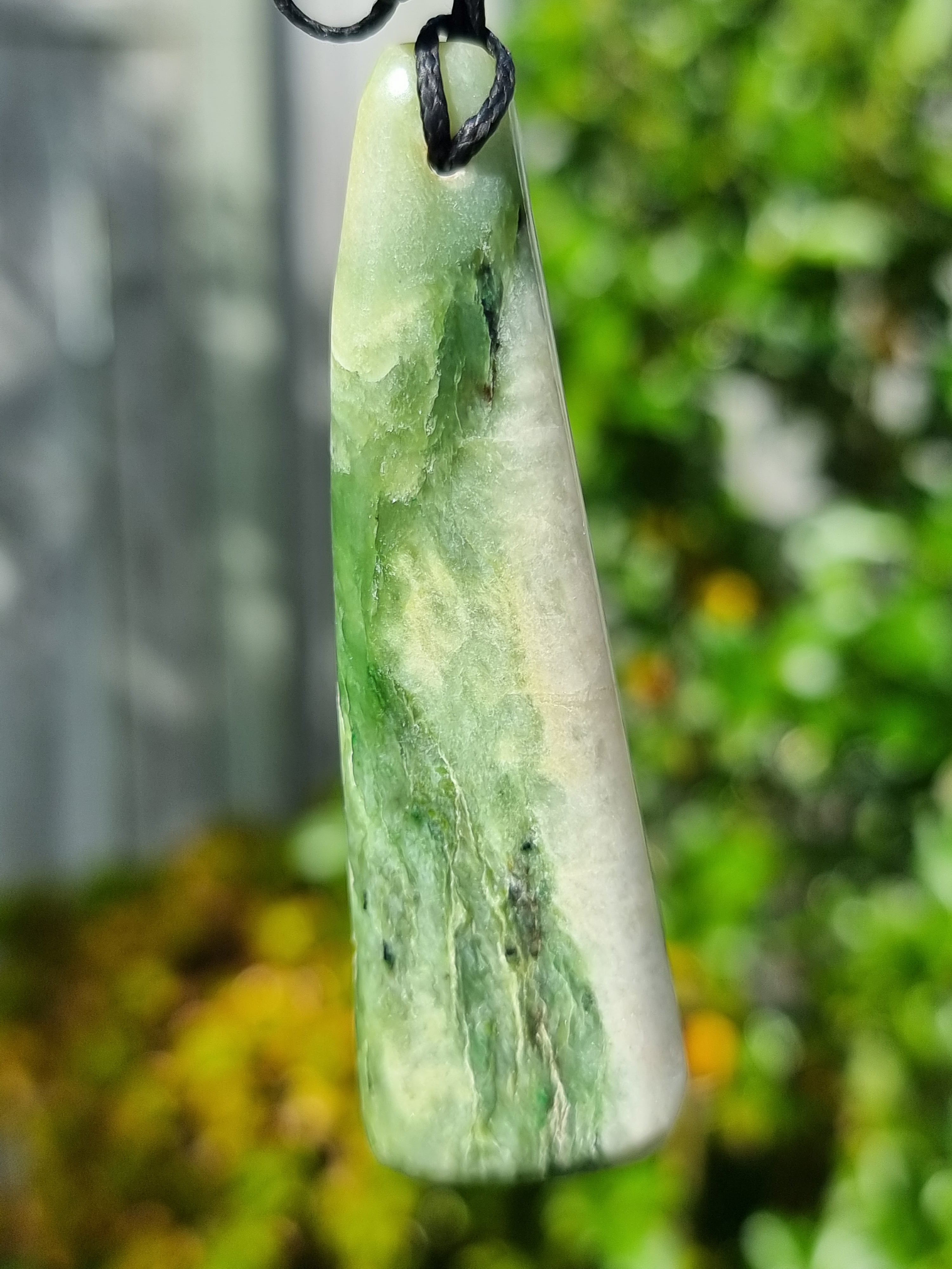 Greenstone NZ Toki Pendant