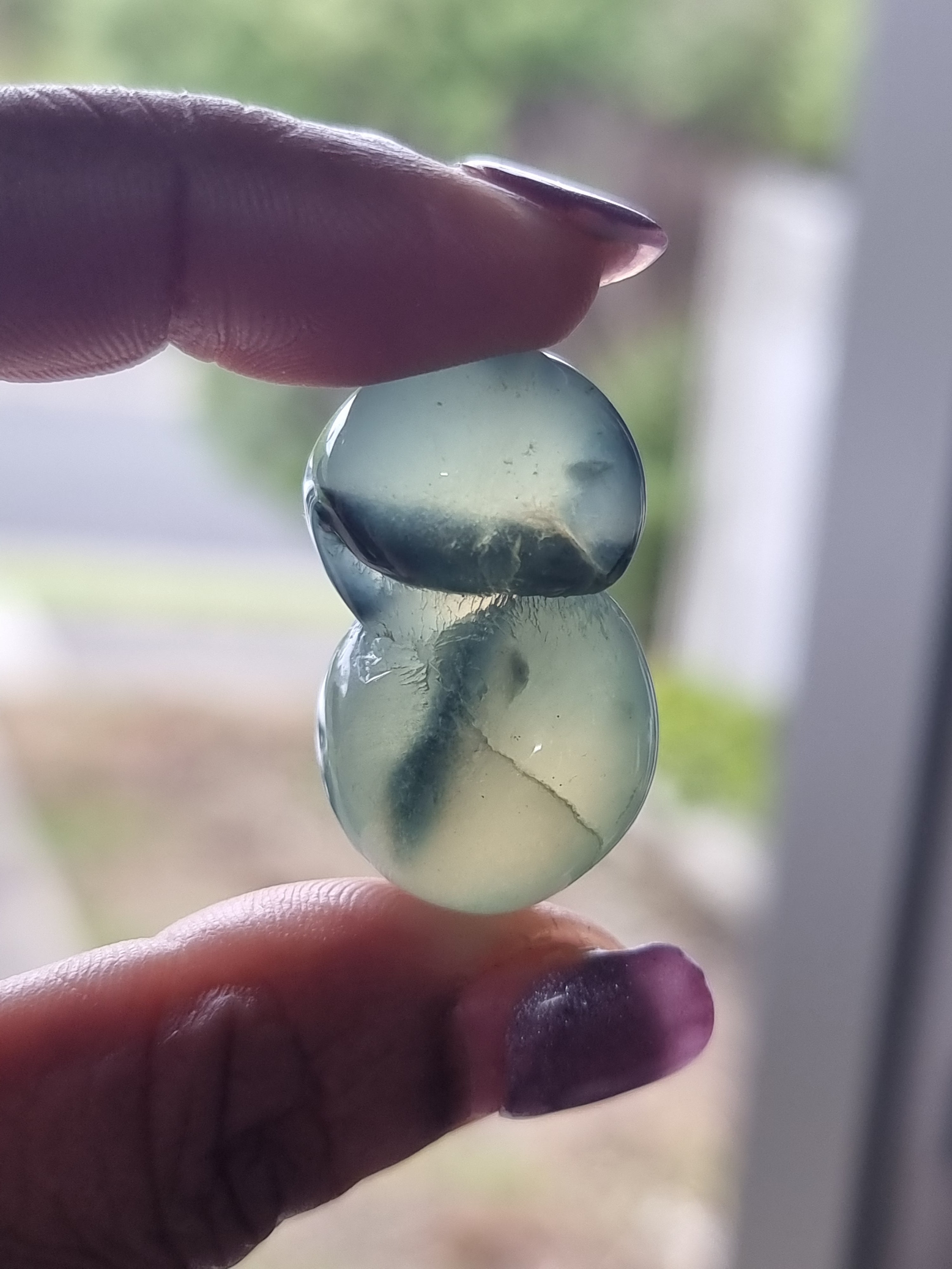 Prehnite Polished Acorn