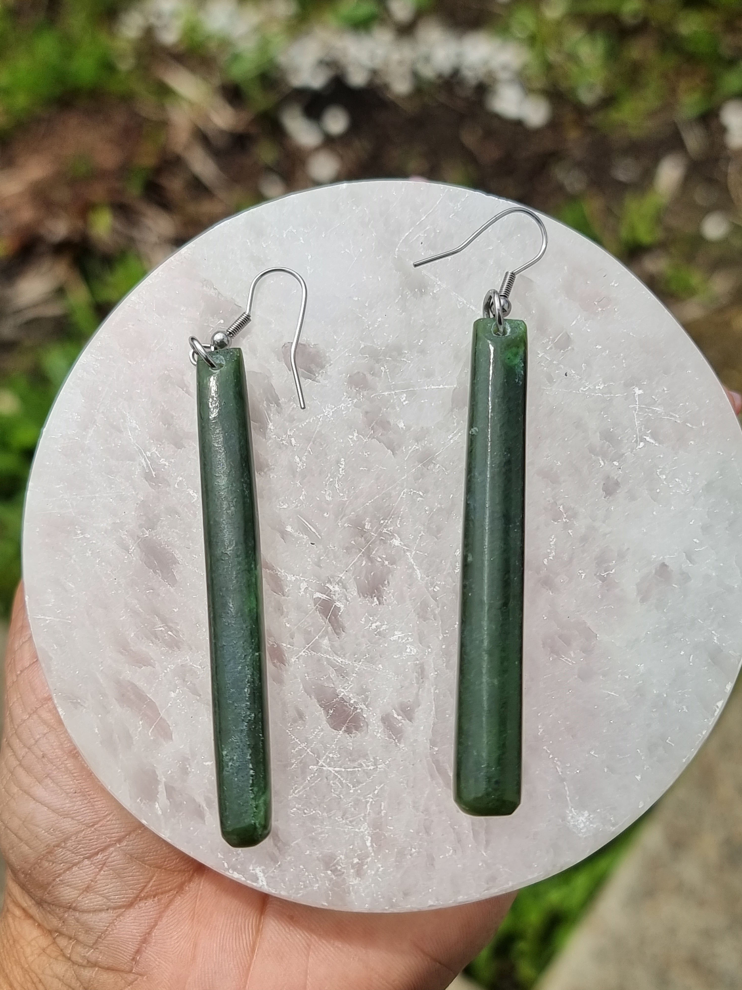 Pounamu earrings on sale