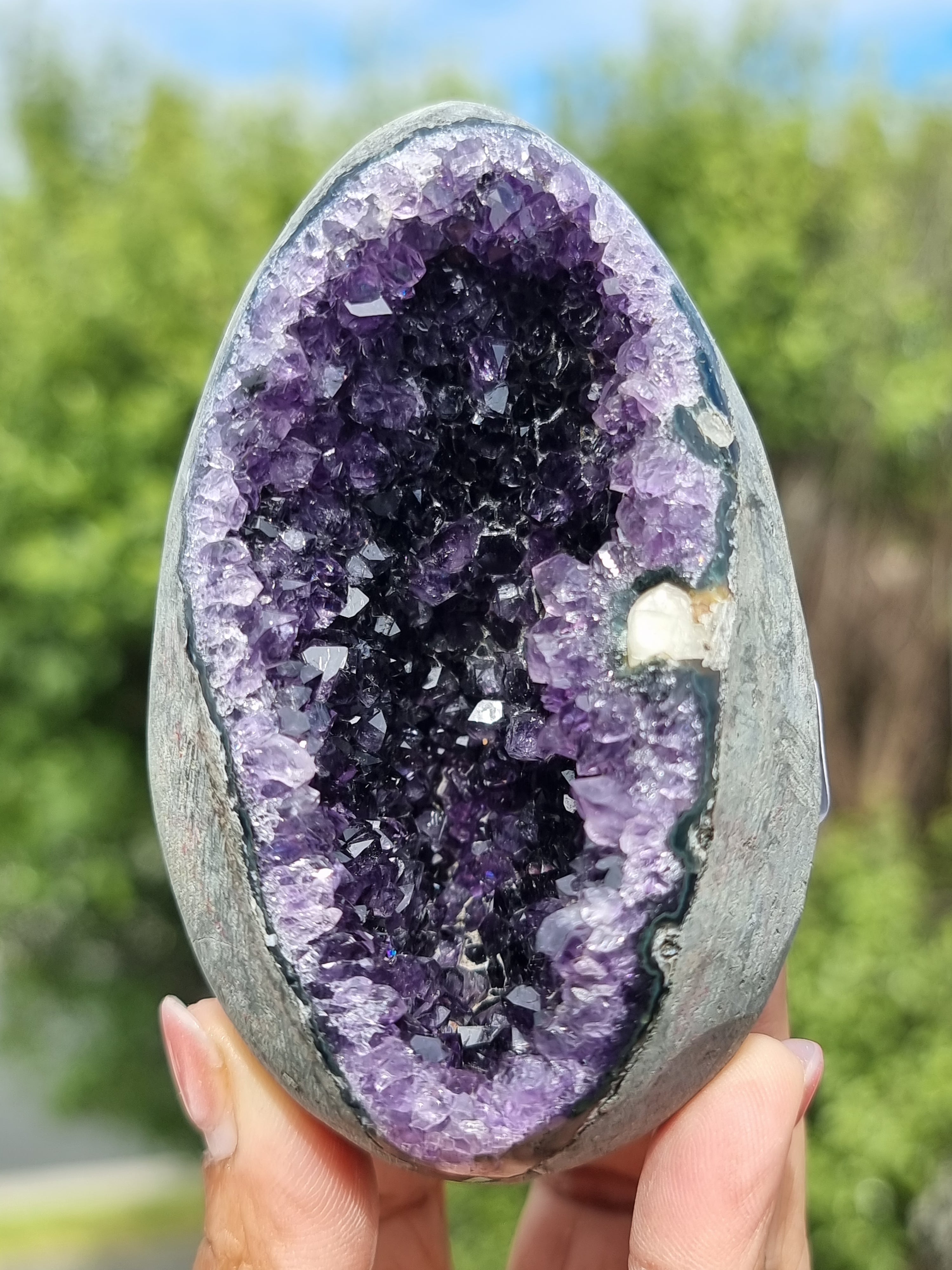 Amethyst on sale druzy cluster