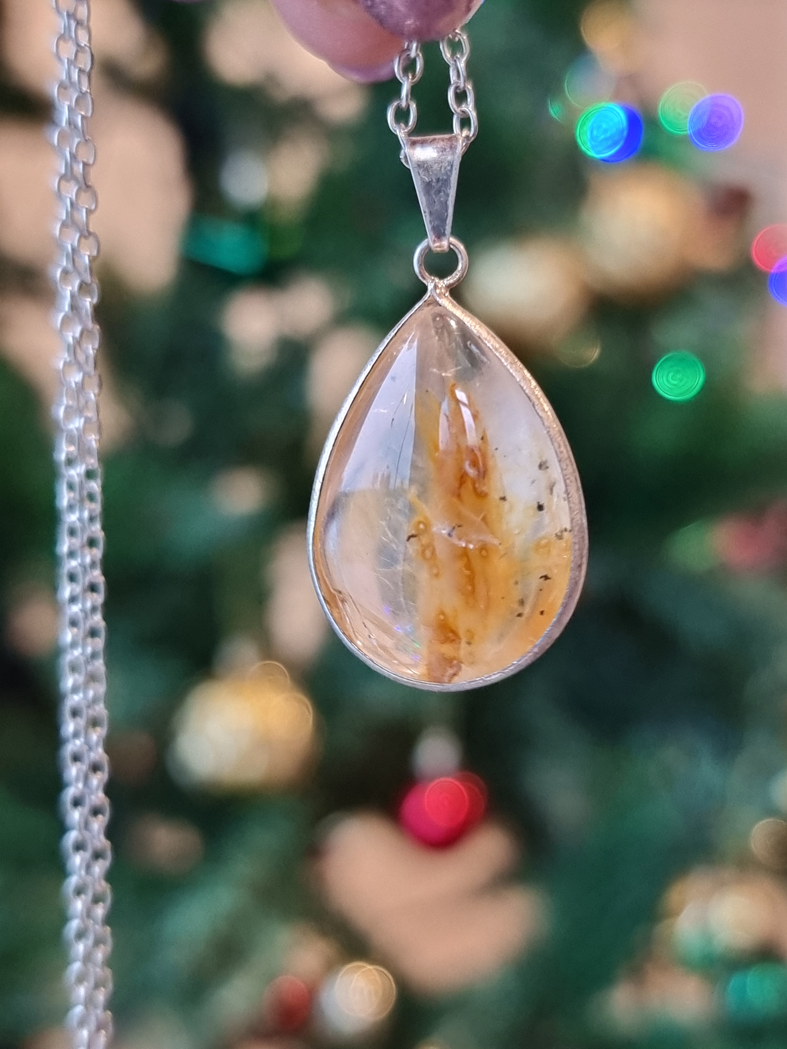 Golden Healer Quartz Pendant
