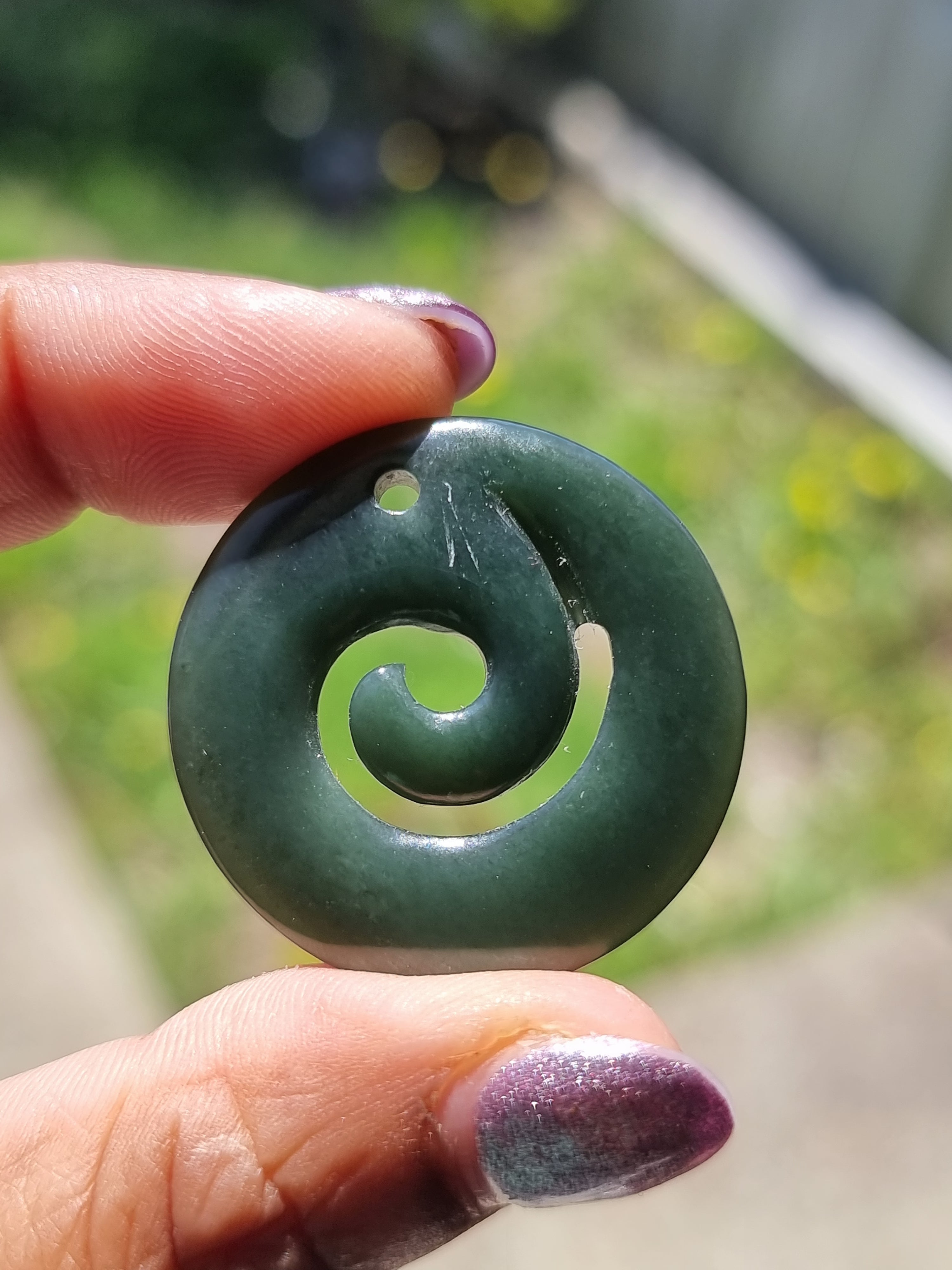 NZ Greenstone Pendant