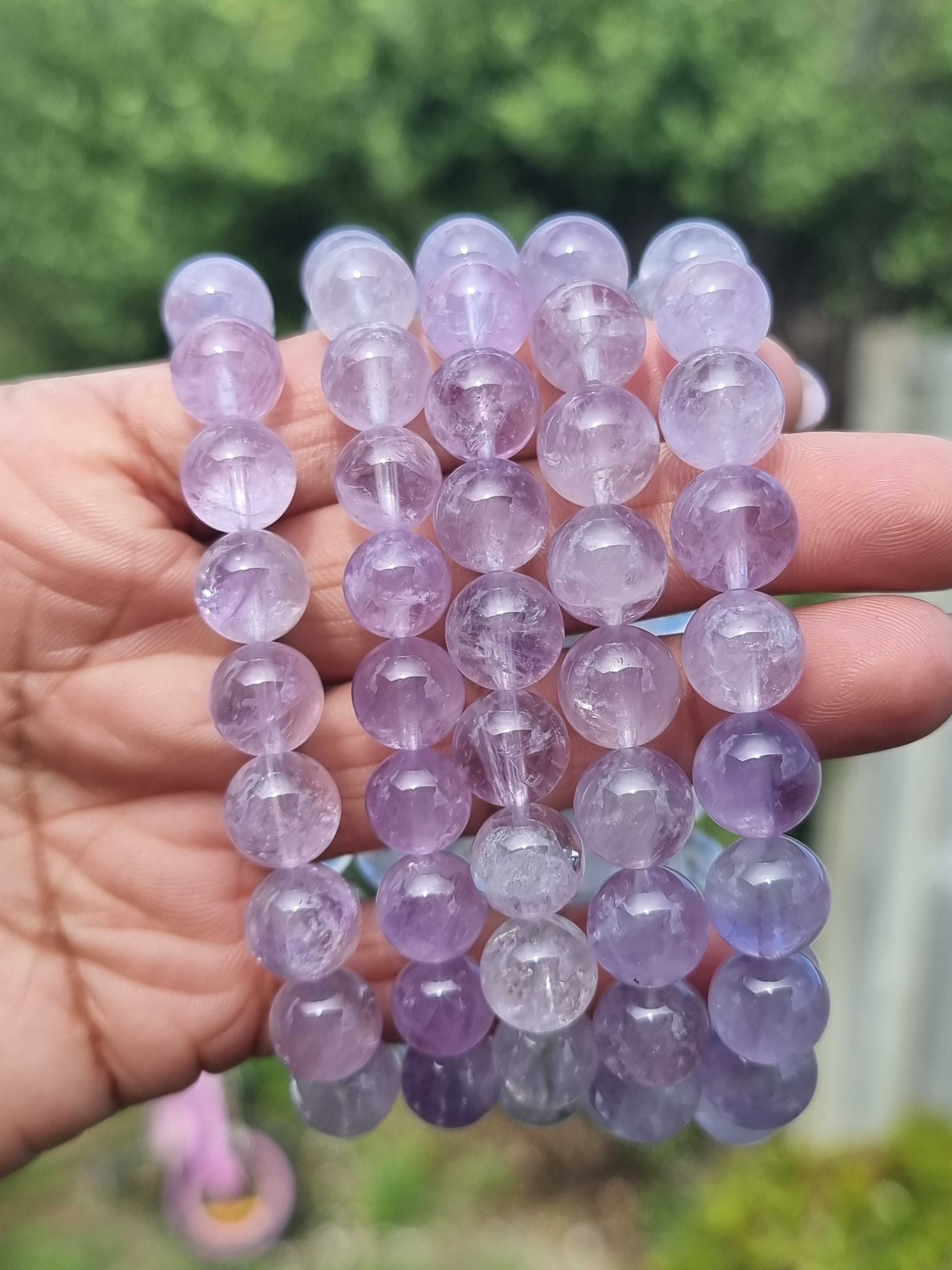 Amethyst Bead Bracelet