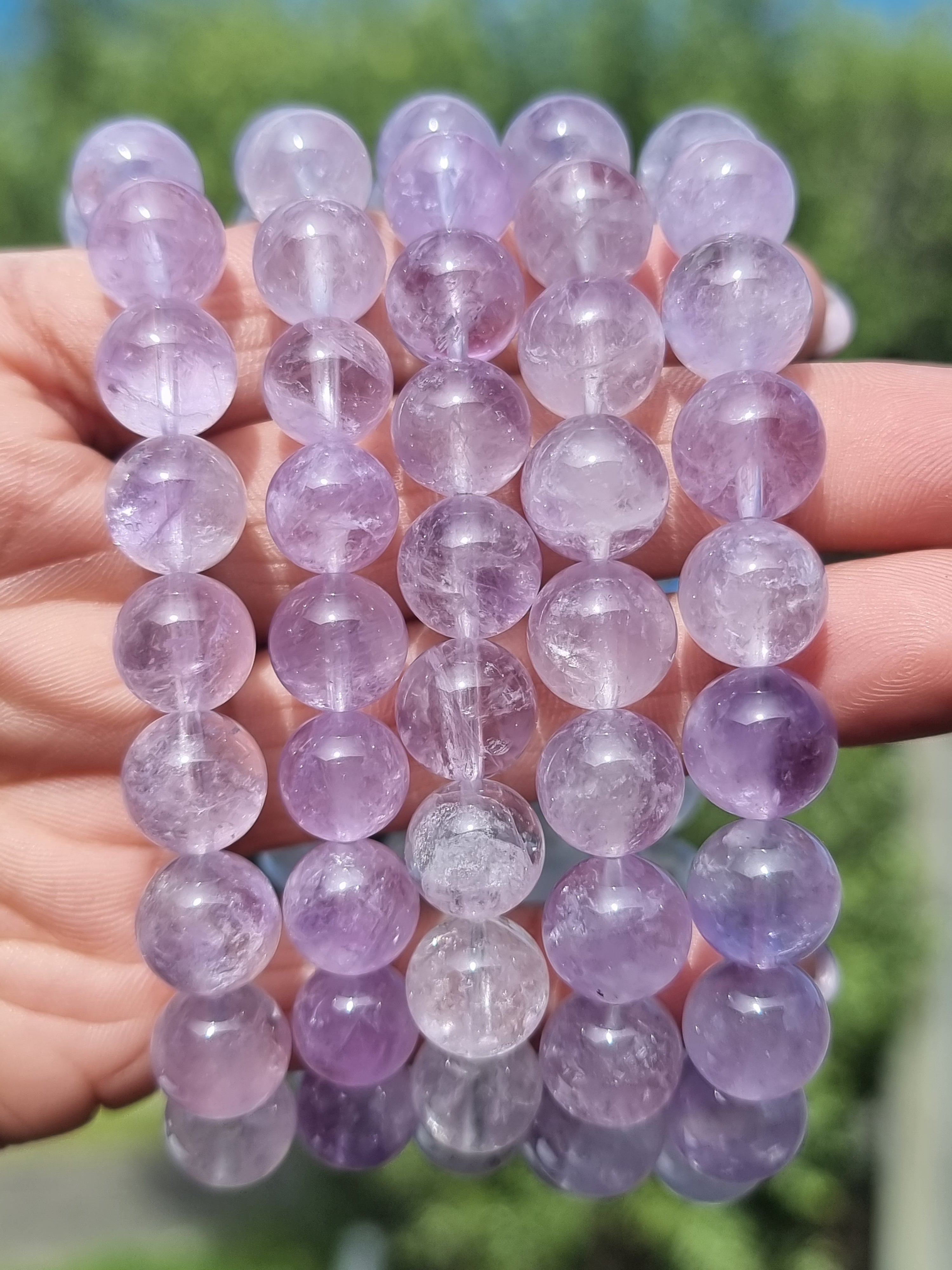 Amethyst Bead Bracelet