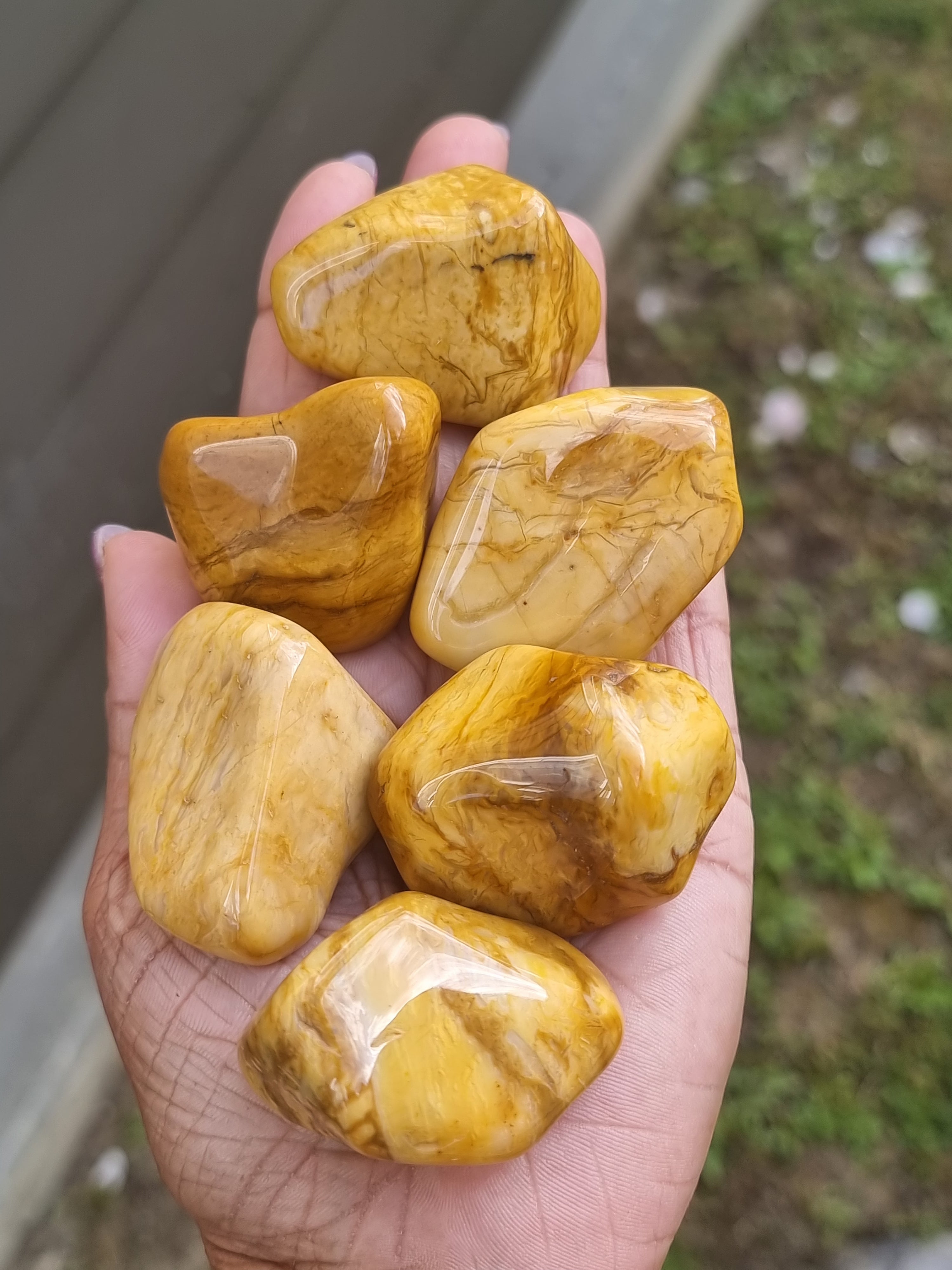 Yellow Jasper Tumble
