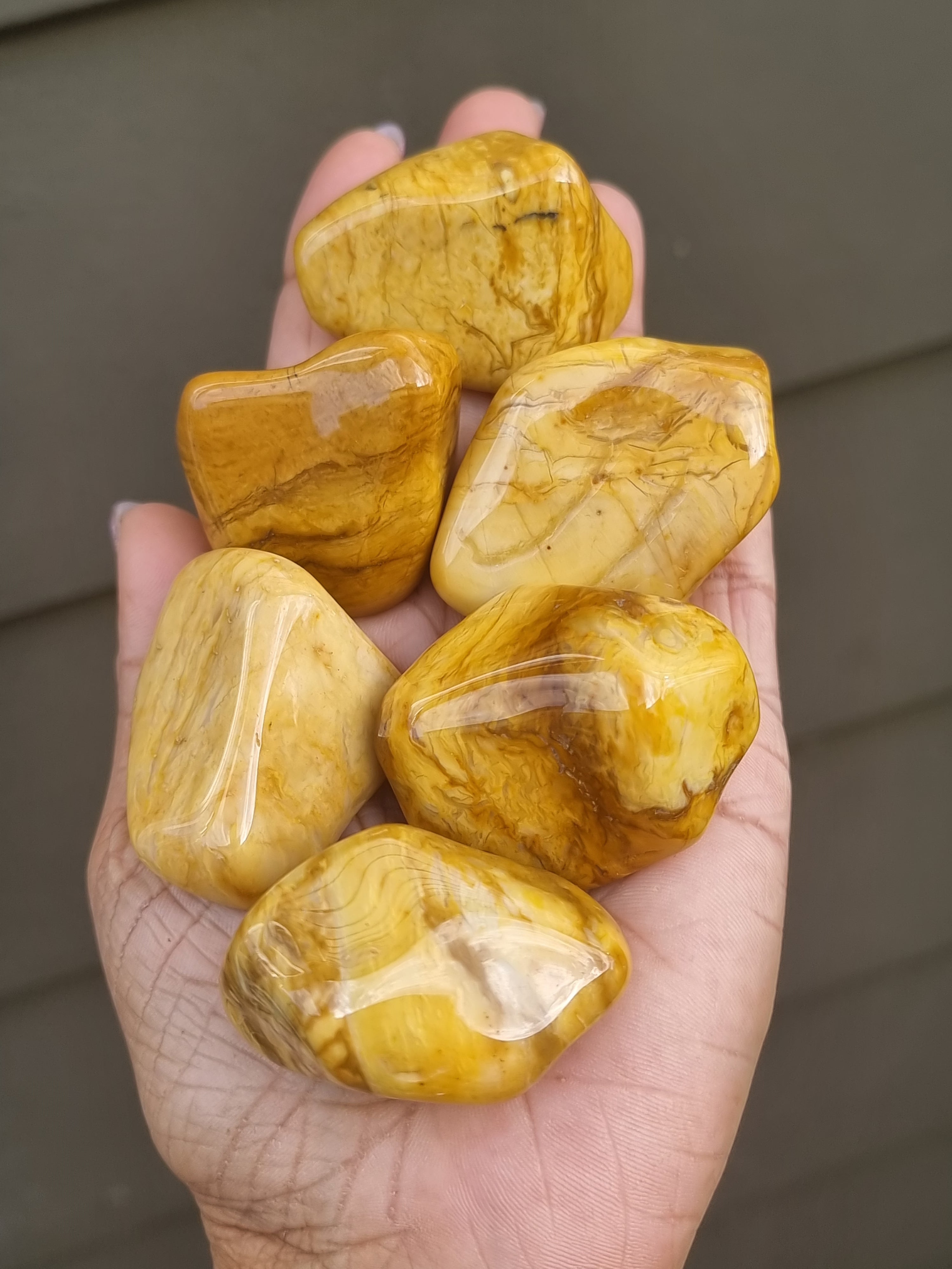 Yellow Jasper Tumble
