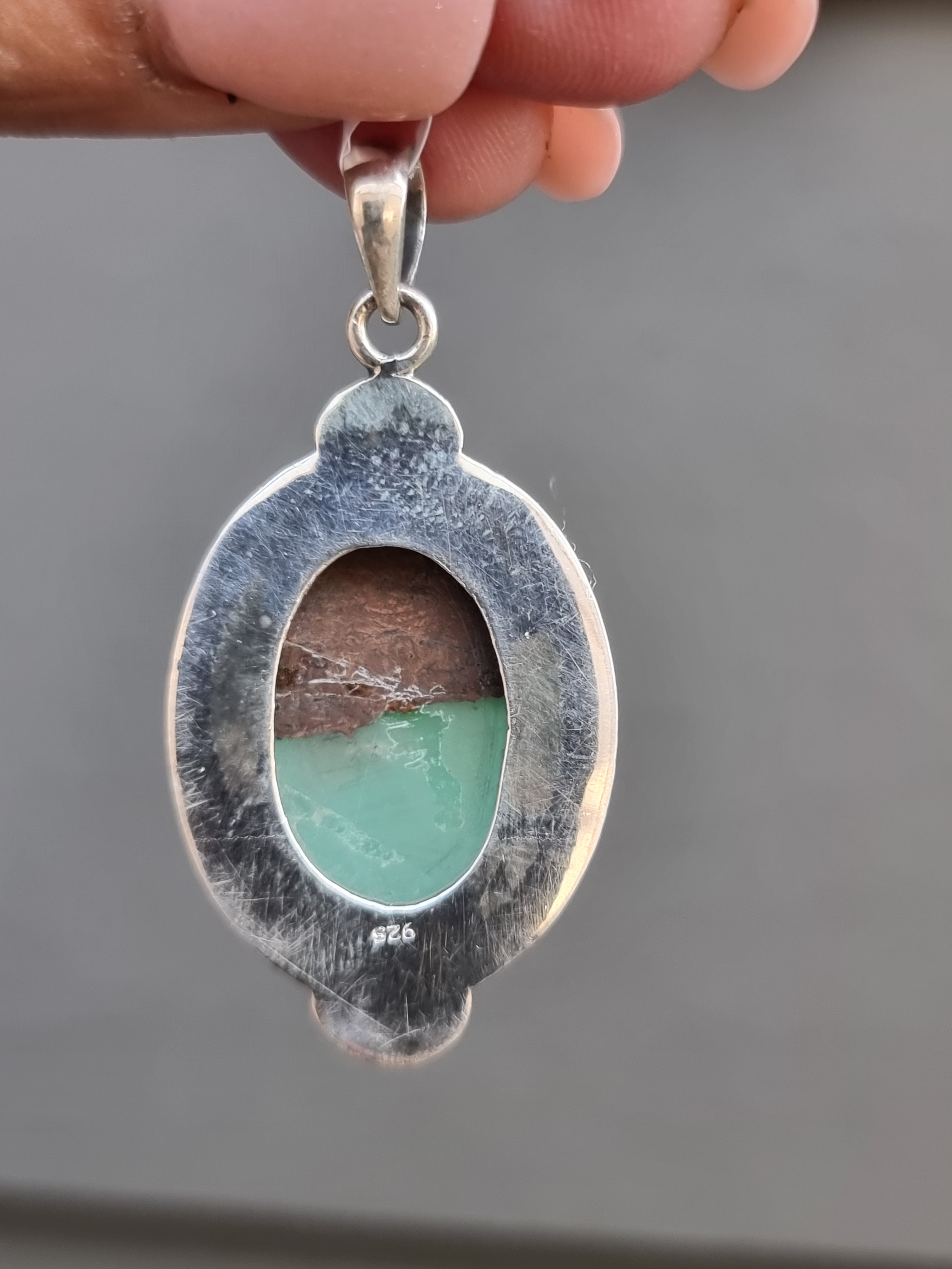 Boulder Chrysoprase Pendant