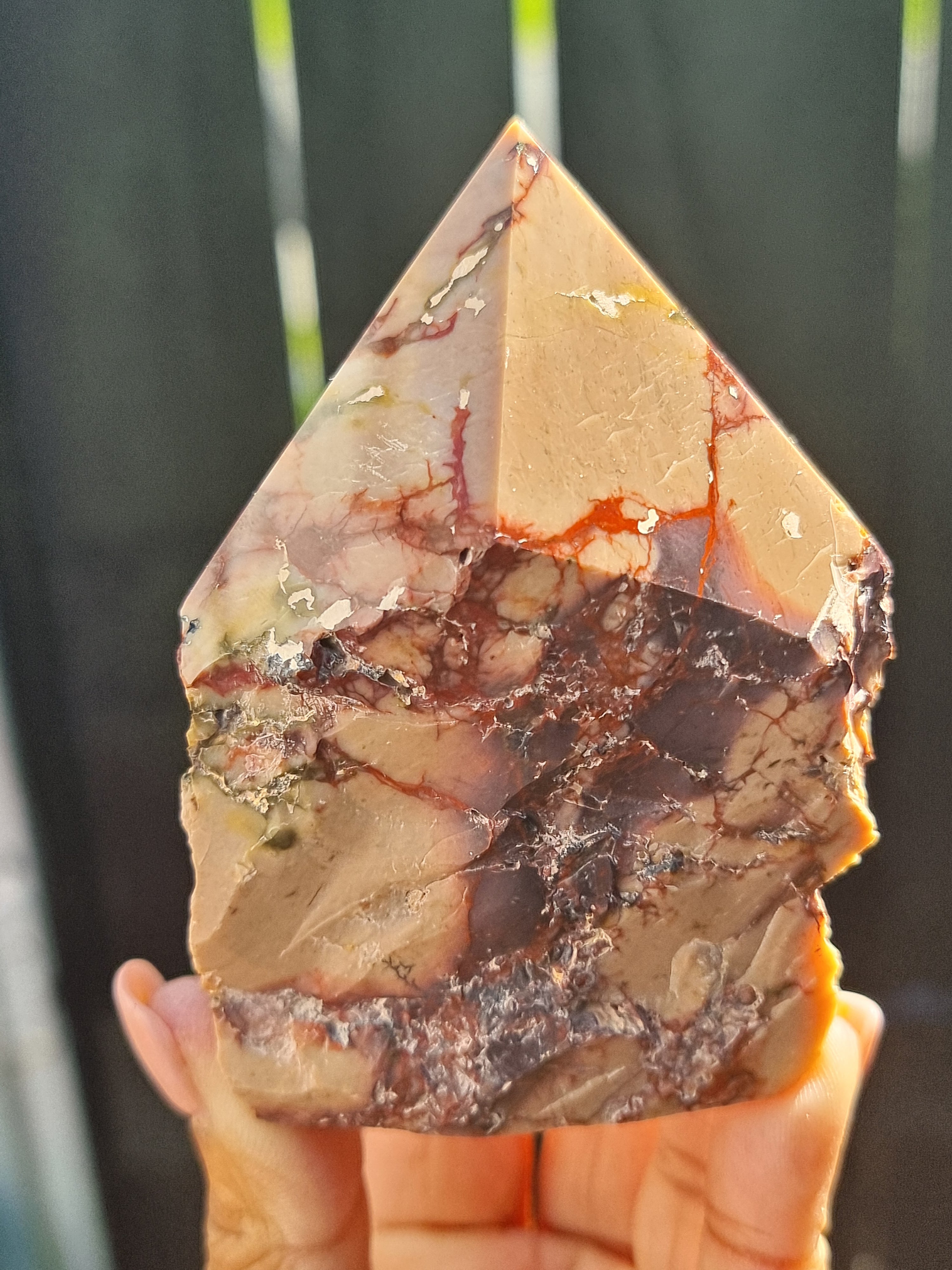 Mookaite Jasper Rough Tip Point