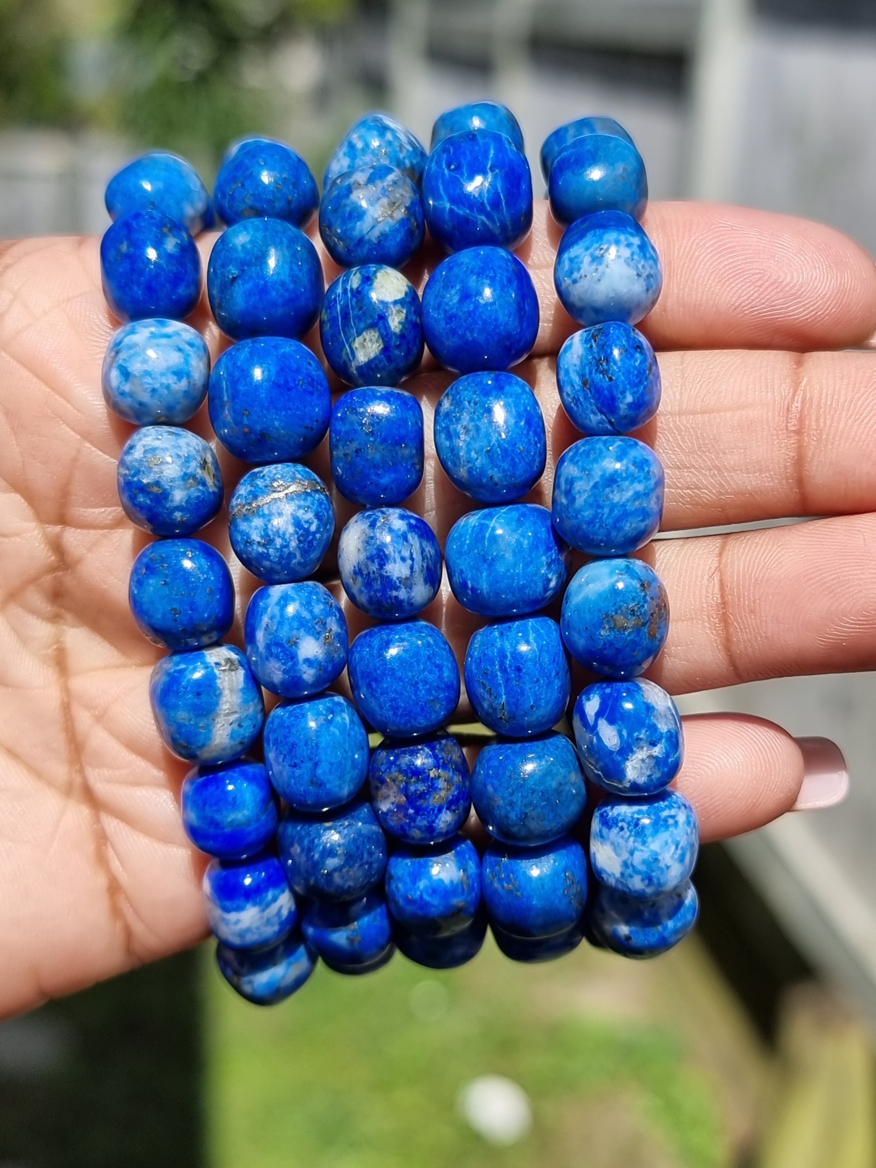 Lapis Lazuli Tumble Bracelet
