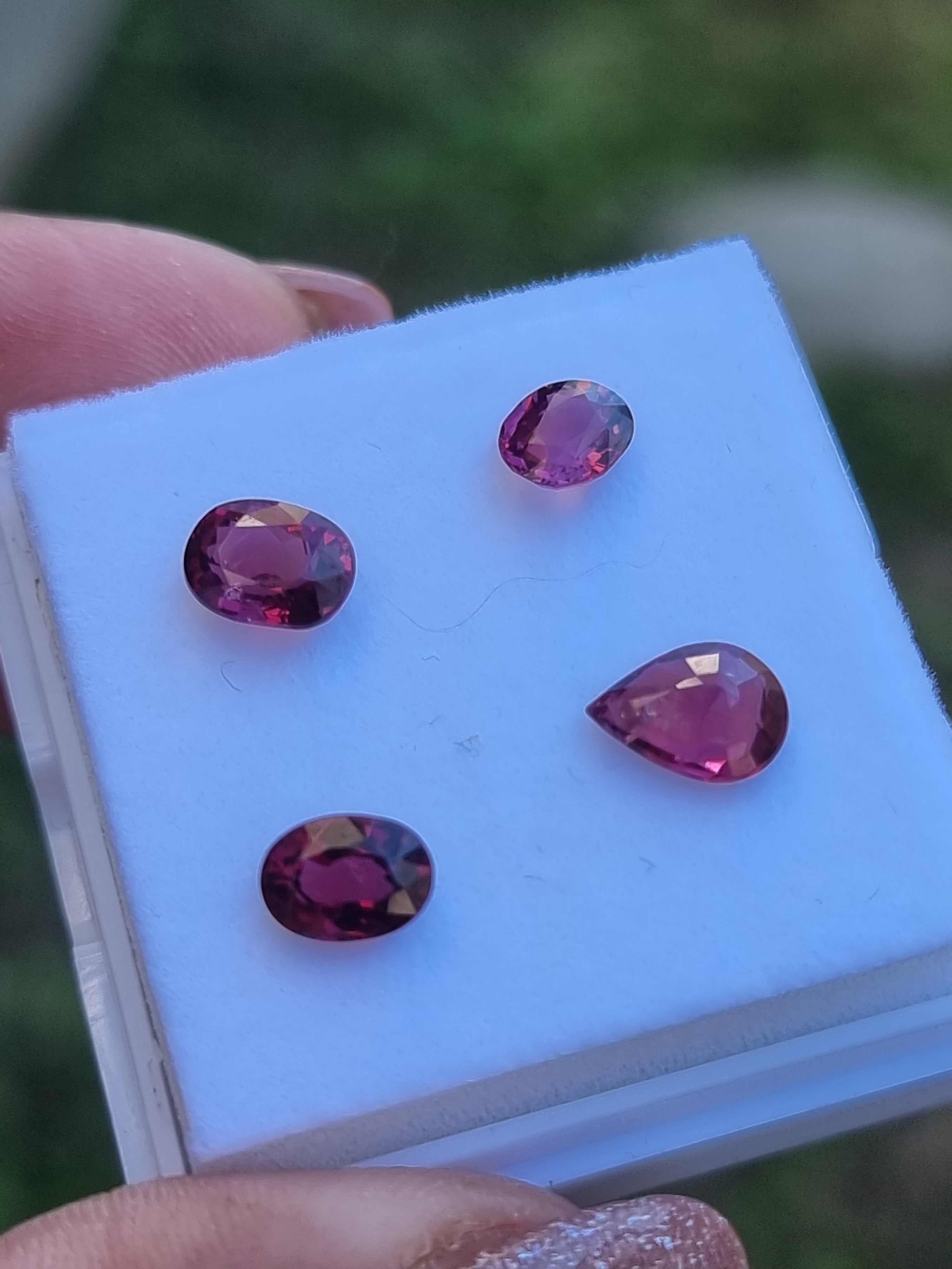 Garnet Faceted Gemstone