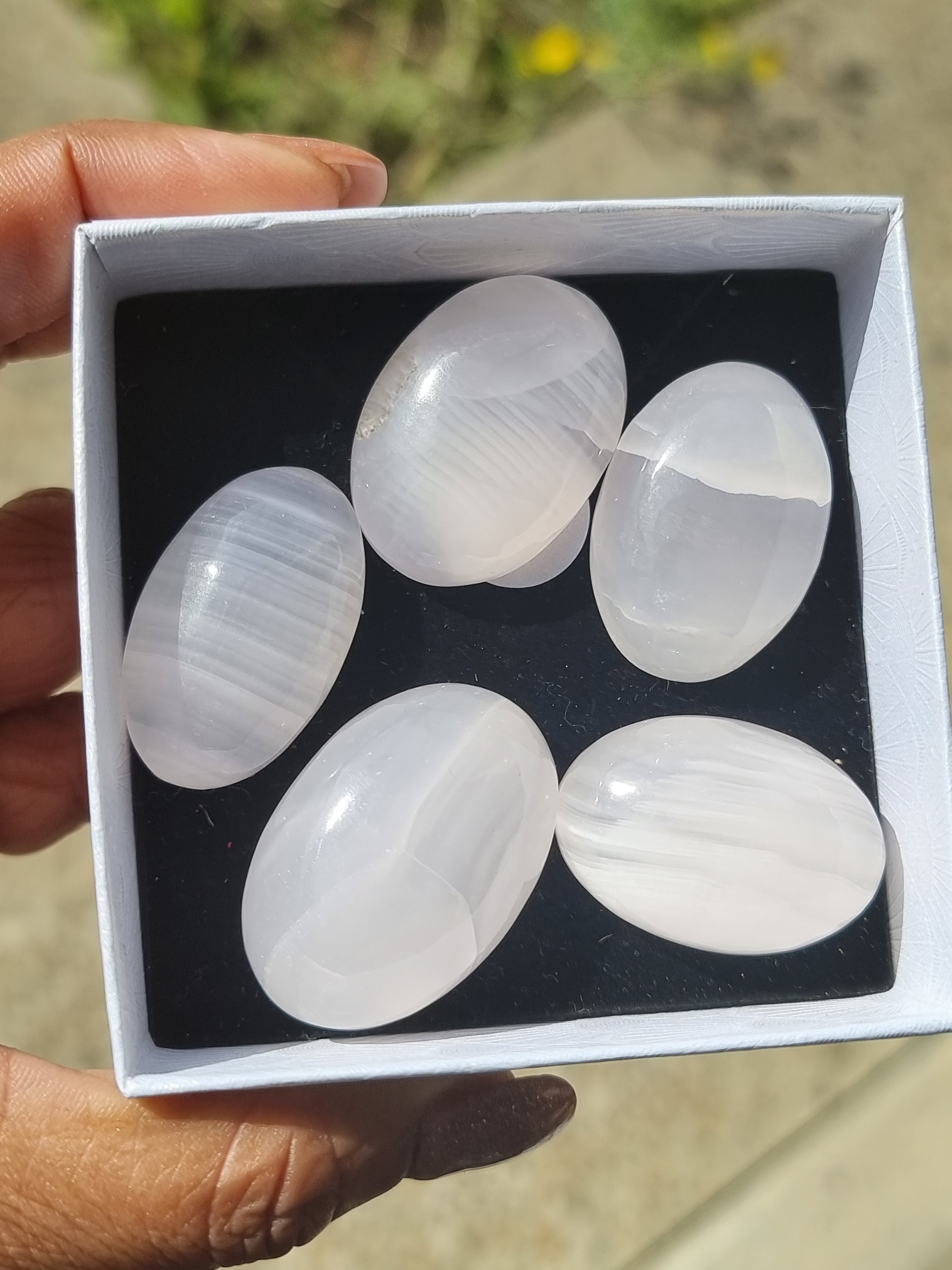 Pink Mangano Calcite Cabs