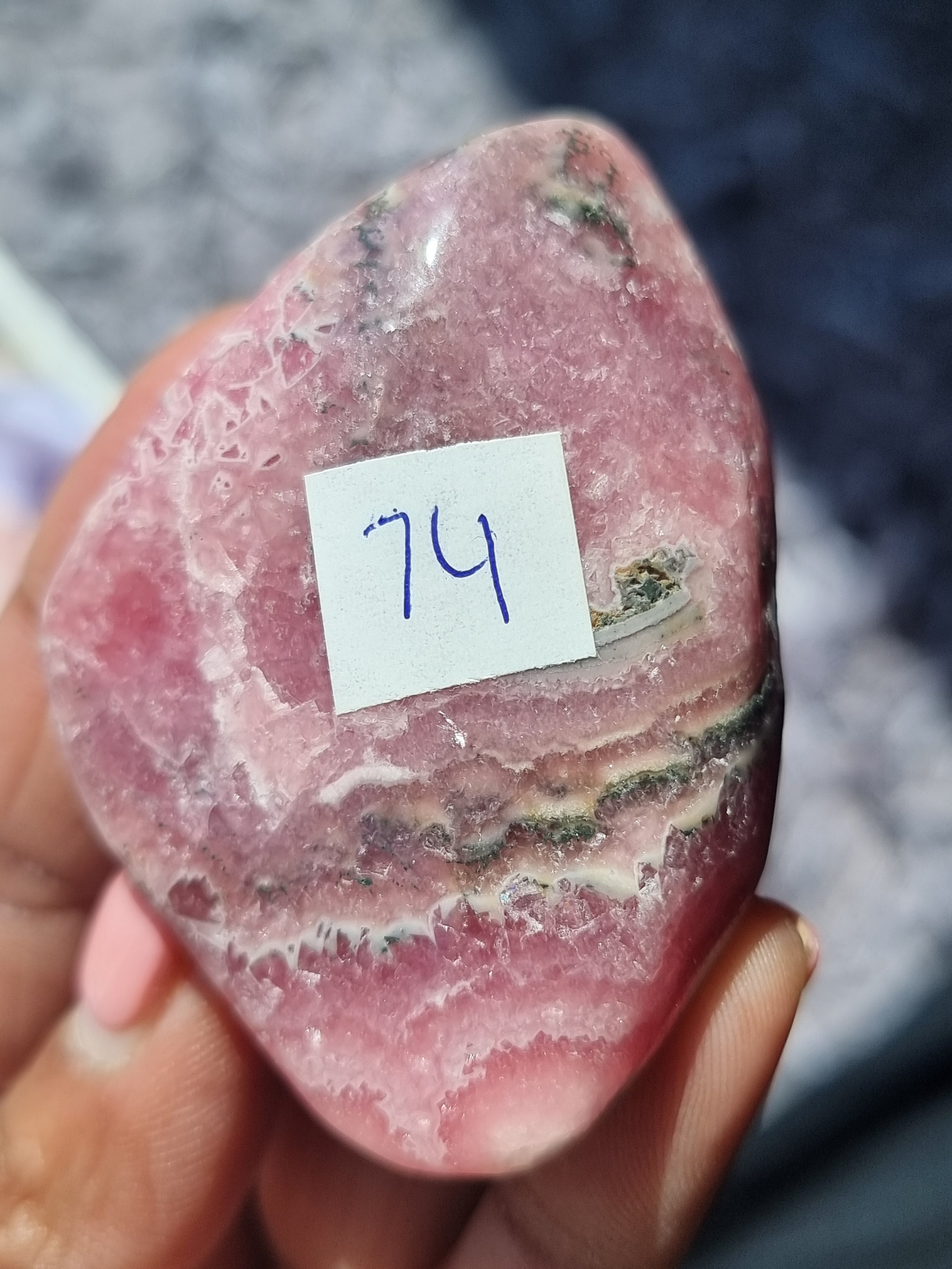 Rhodochrosite Rough Slab