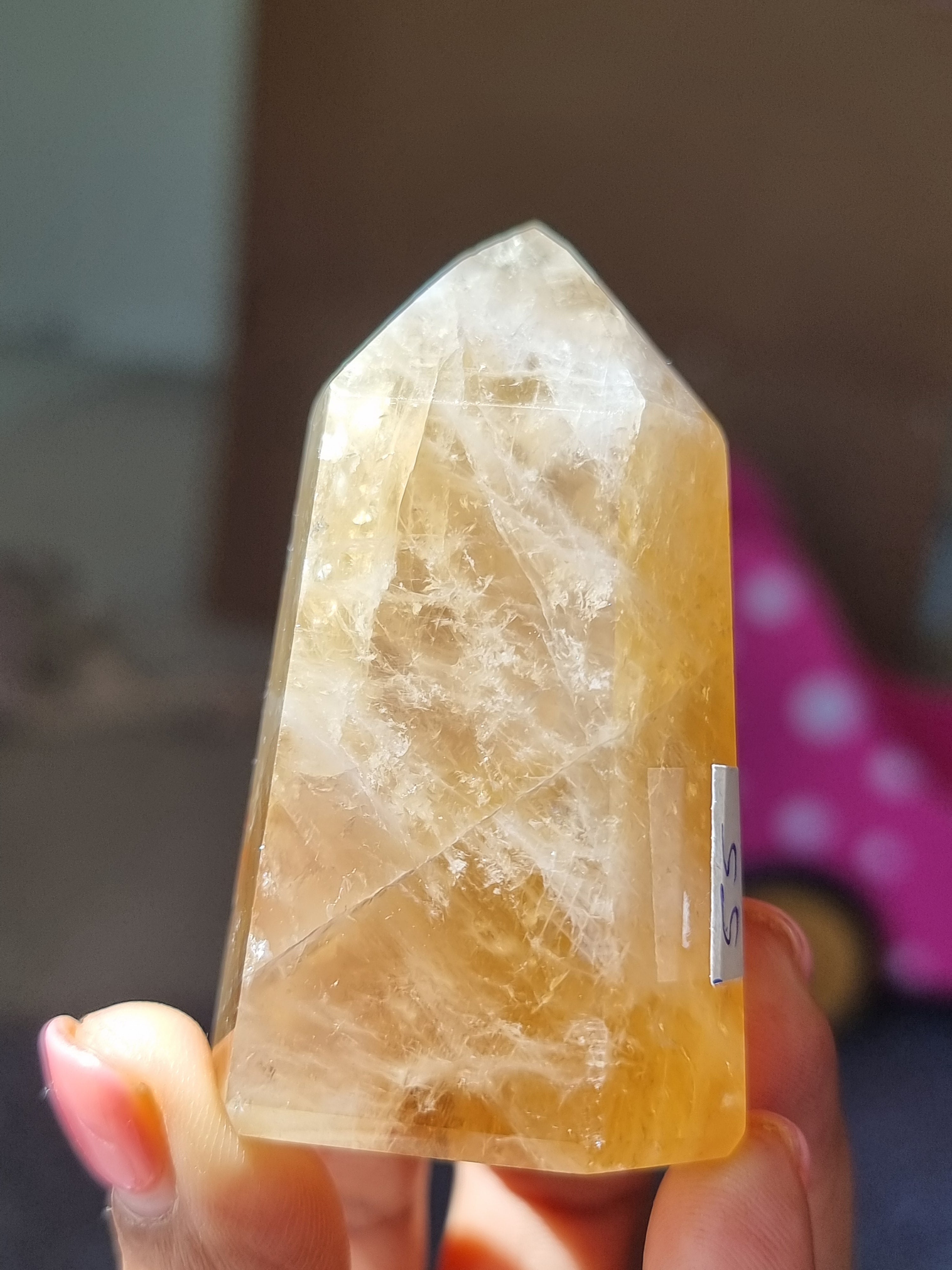 Natural Citrine Point