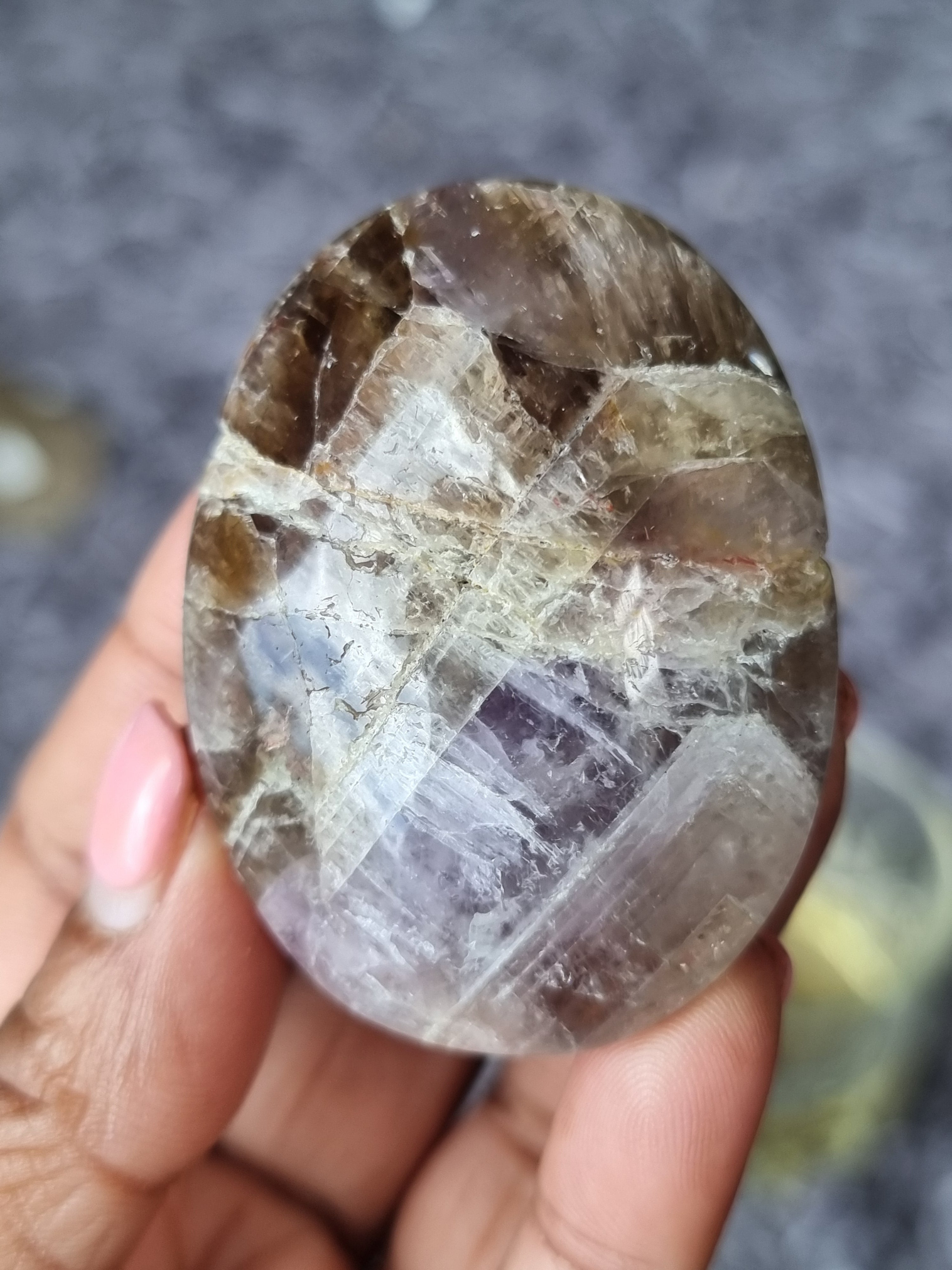 Super Seven Palm Stone