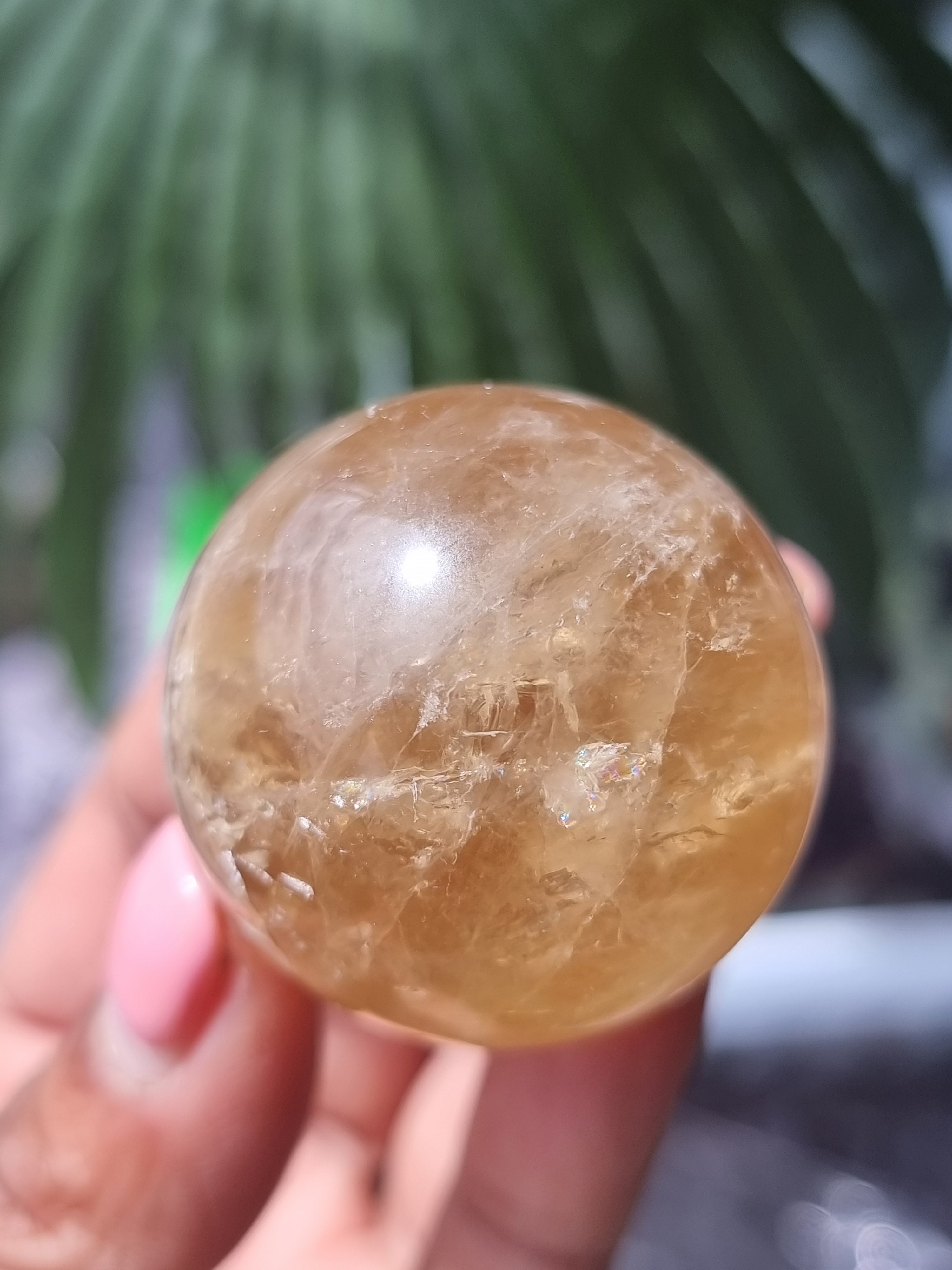Natural Citrine Sphere