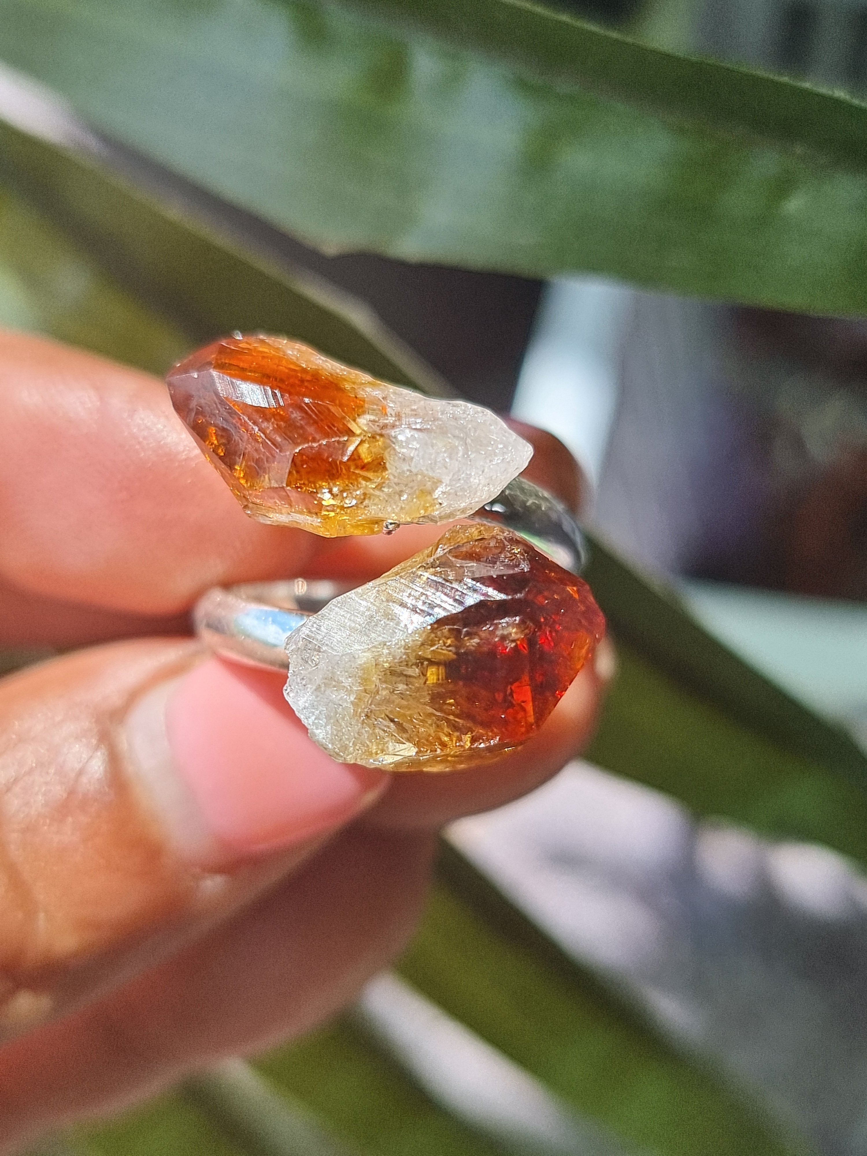Citrine Rough Ring