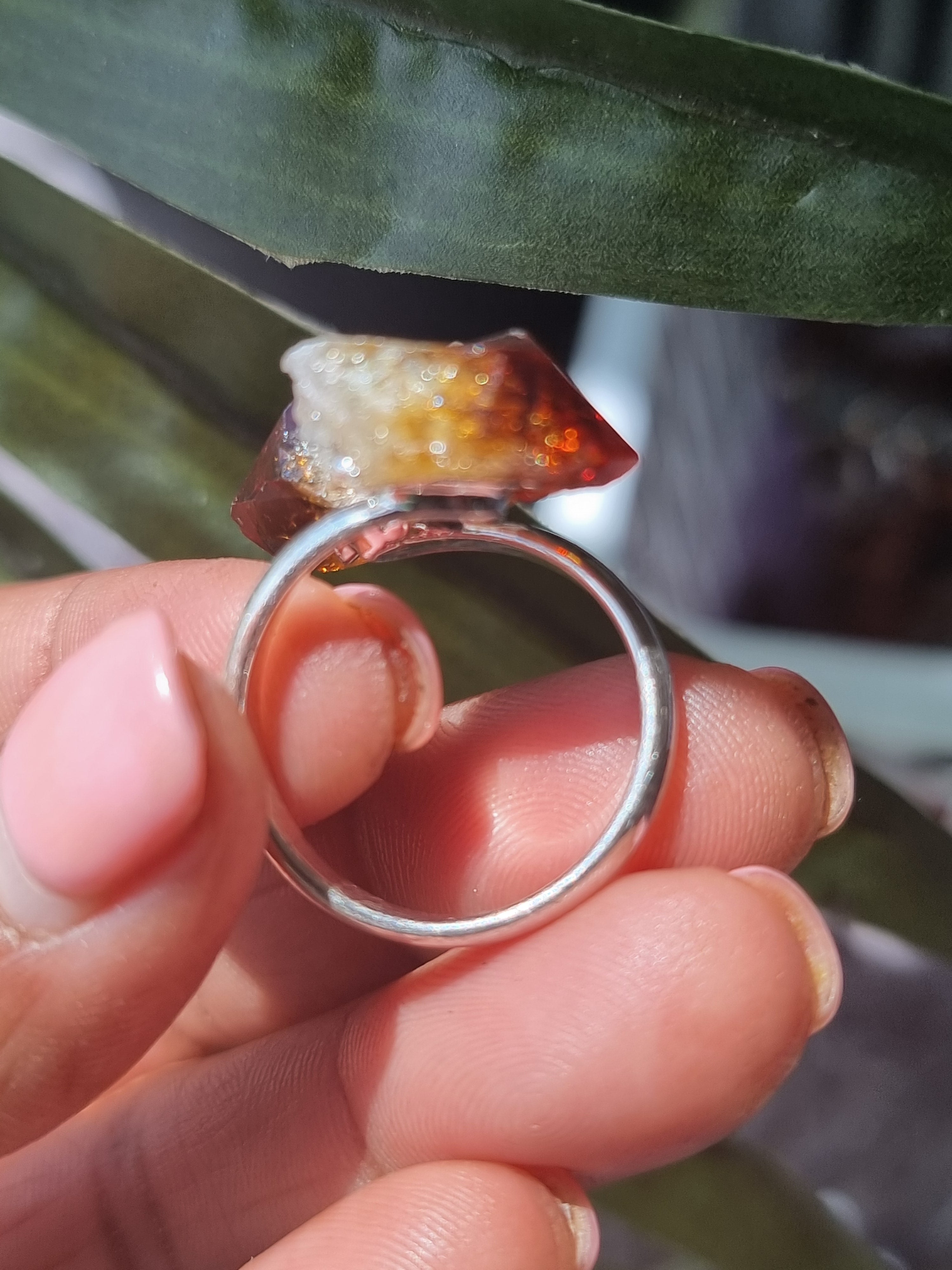Citrine Rough Ring
