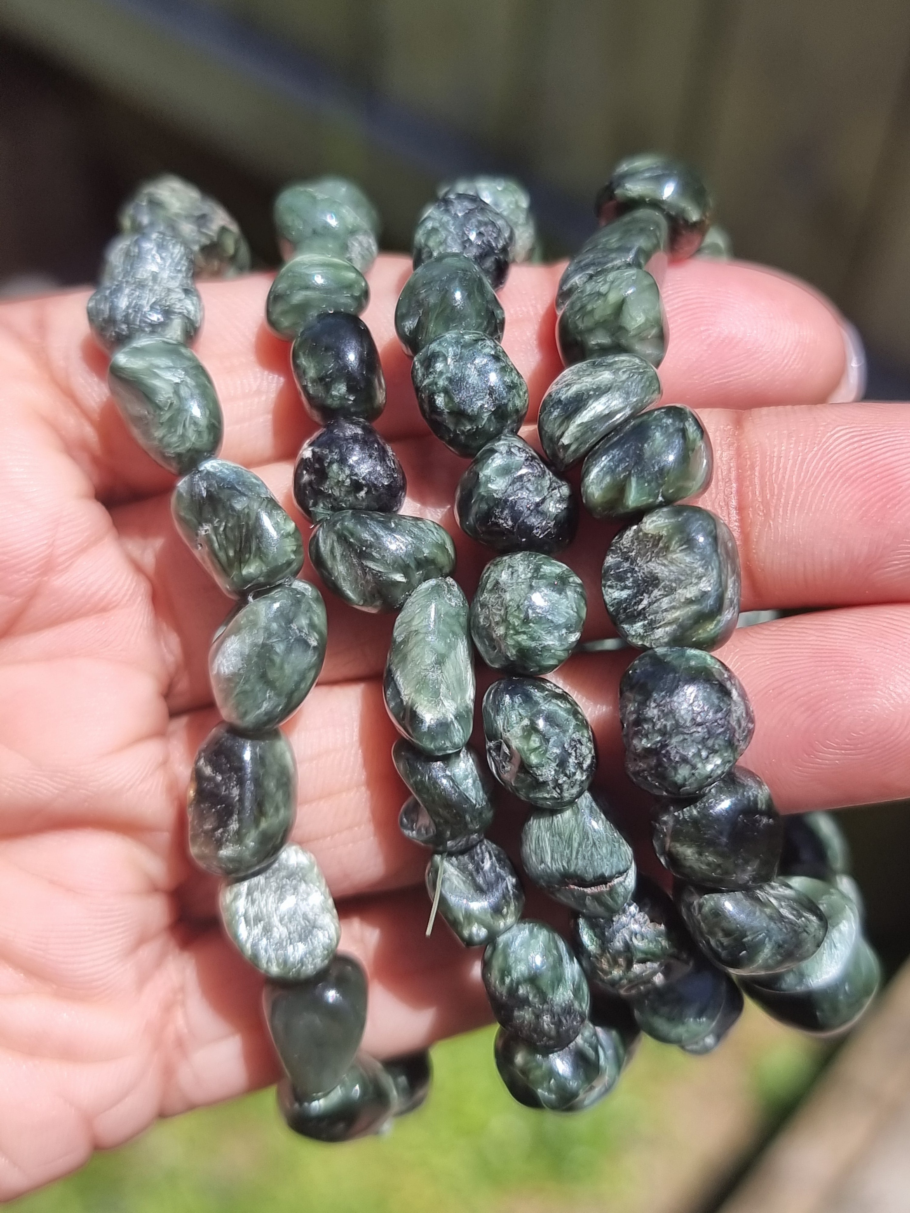 Seraphinite Tumble Bracelet