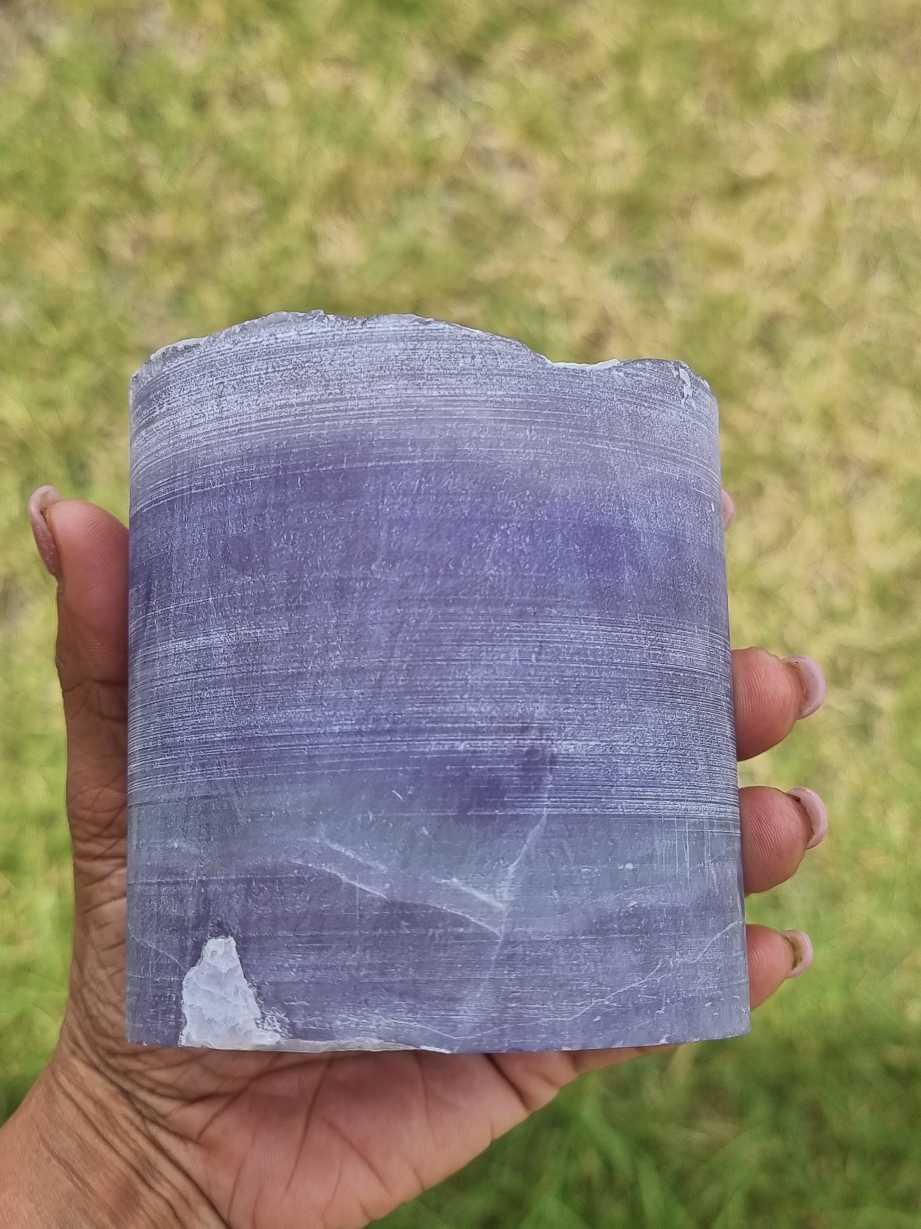 Lavender Fluorite Lamp
