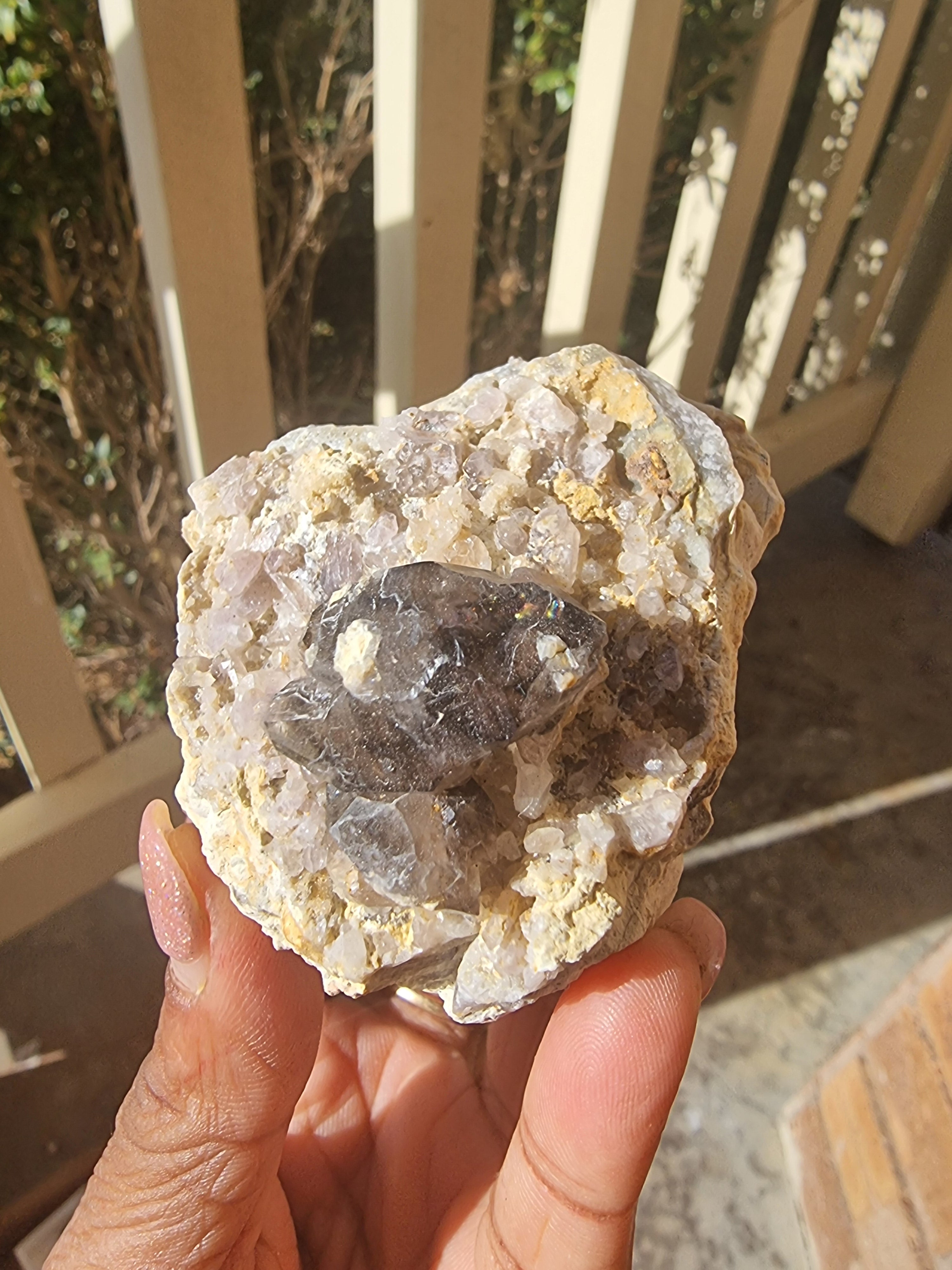 Smoky Quartz Geode