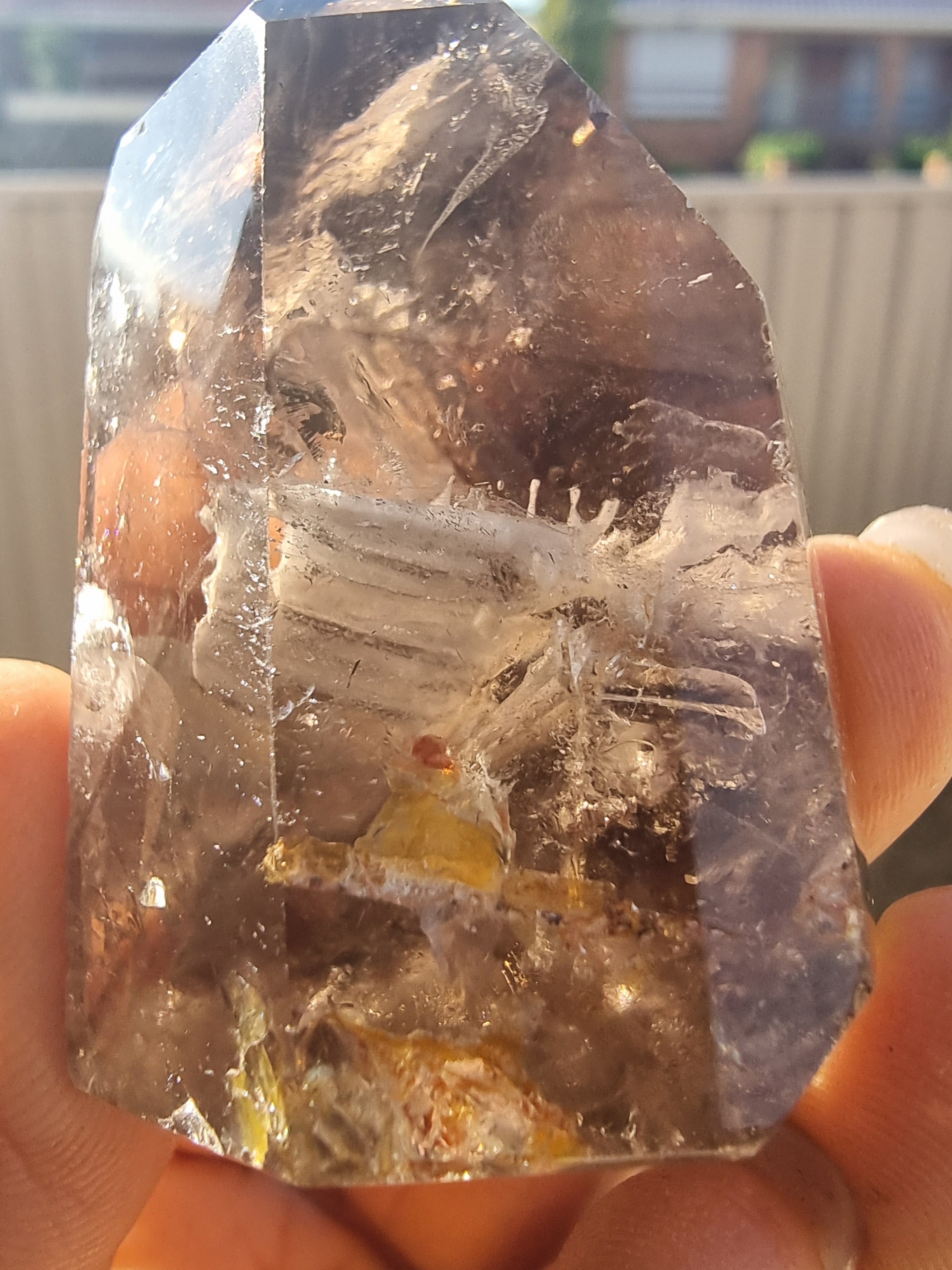 Smoky Garden Quartz Point