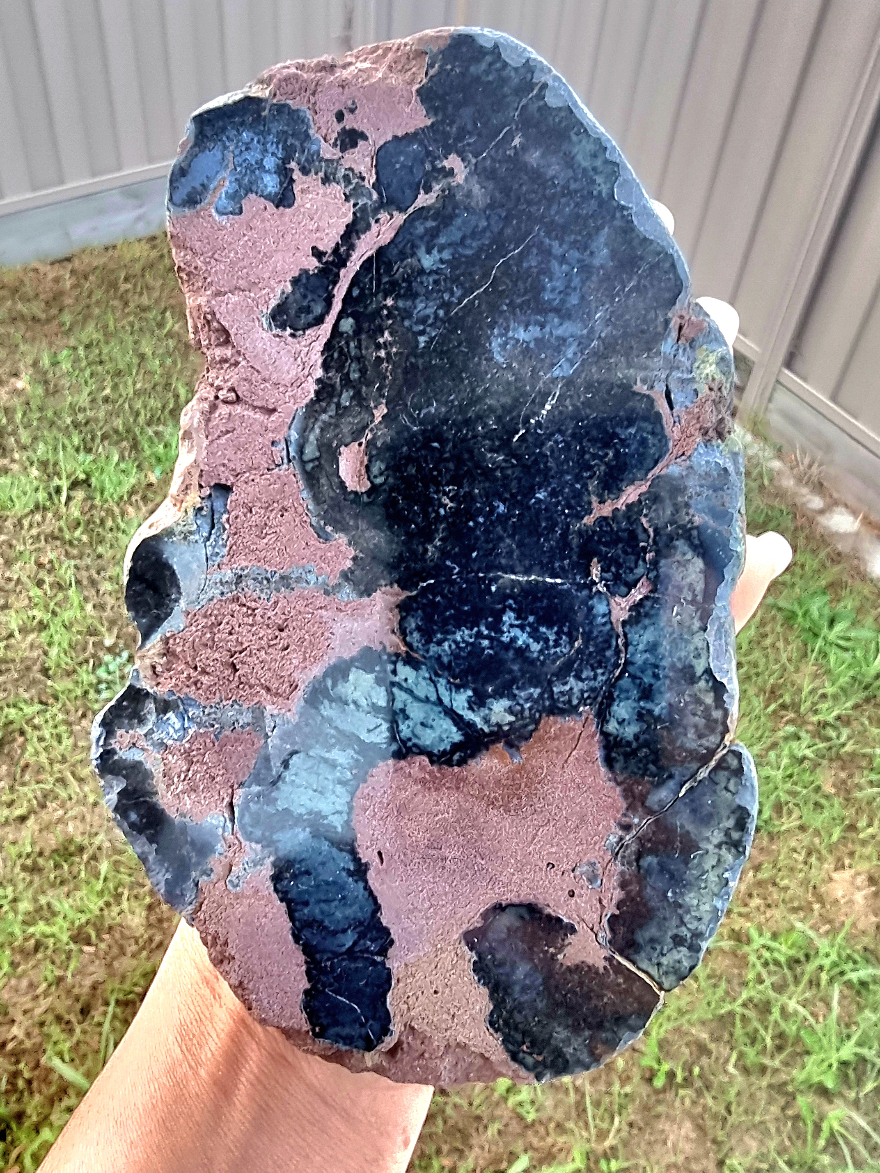 Vivianite Polished in Matrix