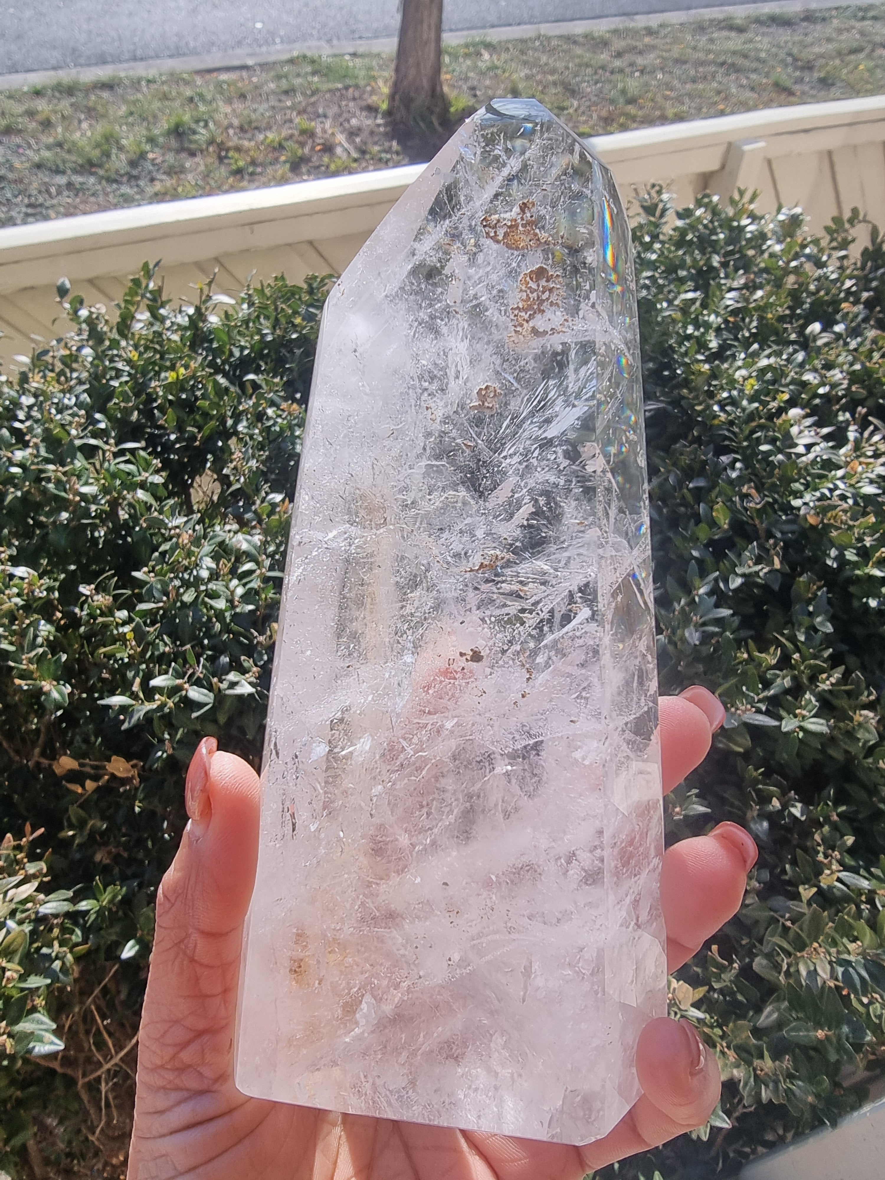 Clear Quartz Rough Tower