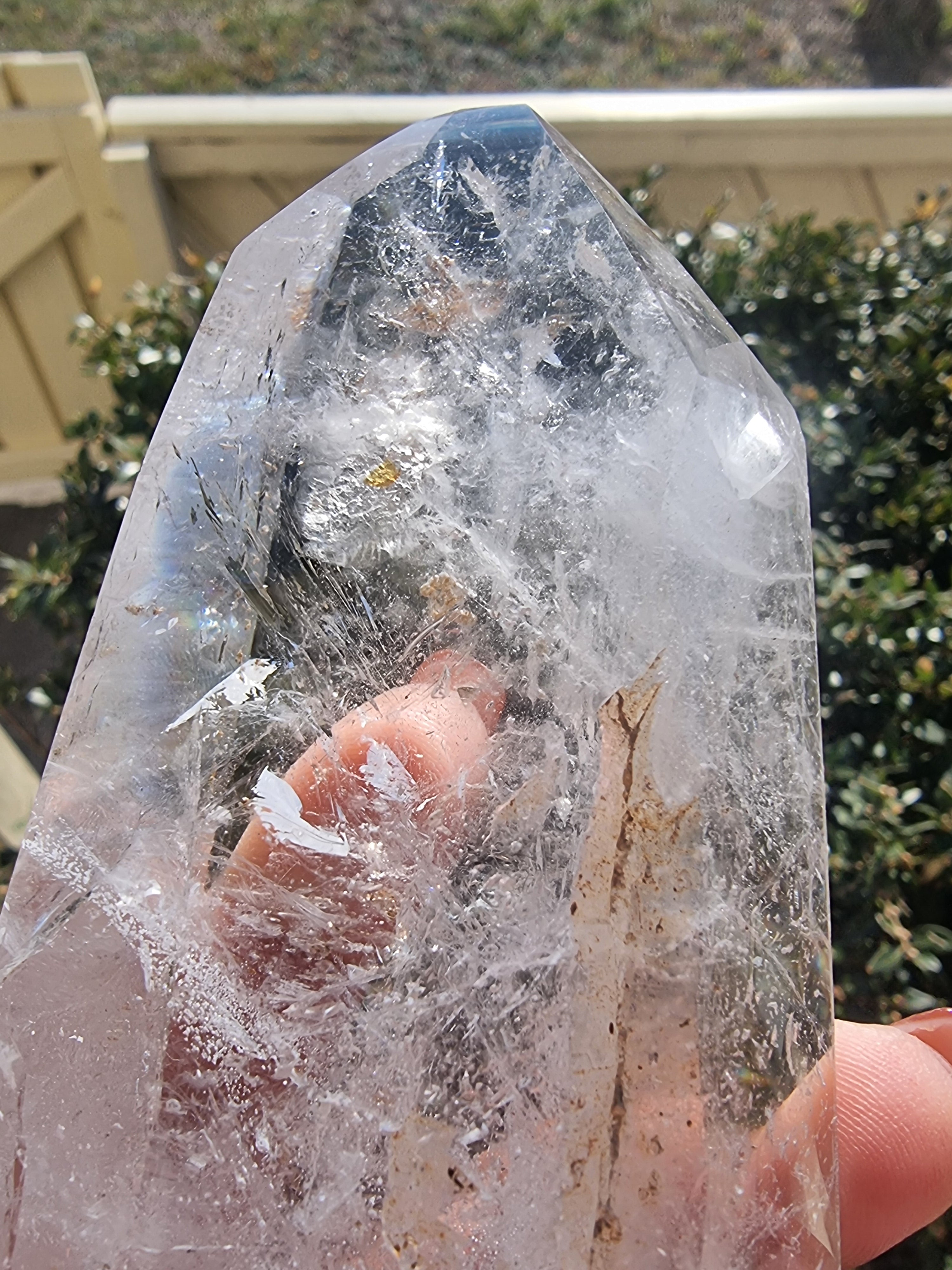 Clear Quartz Rough Tower