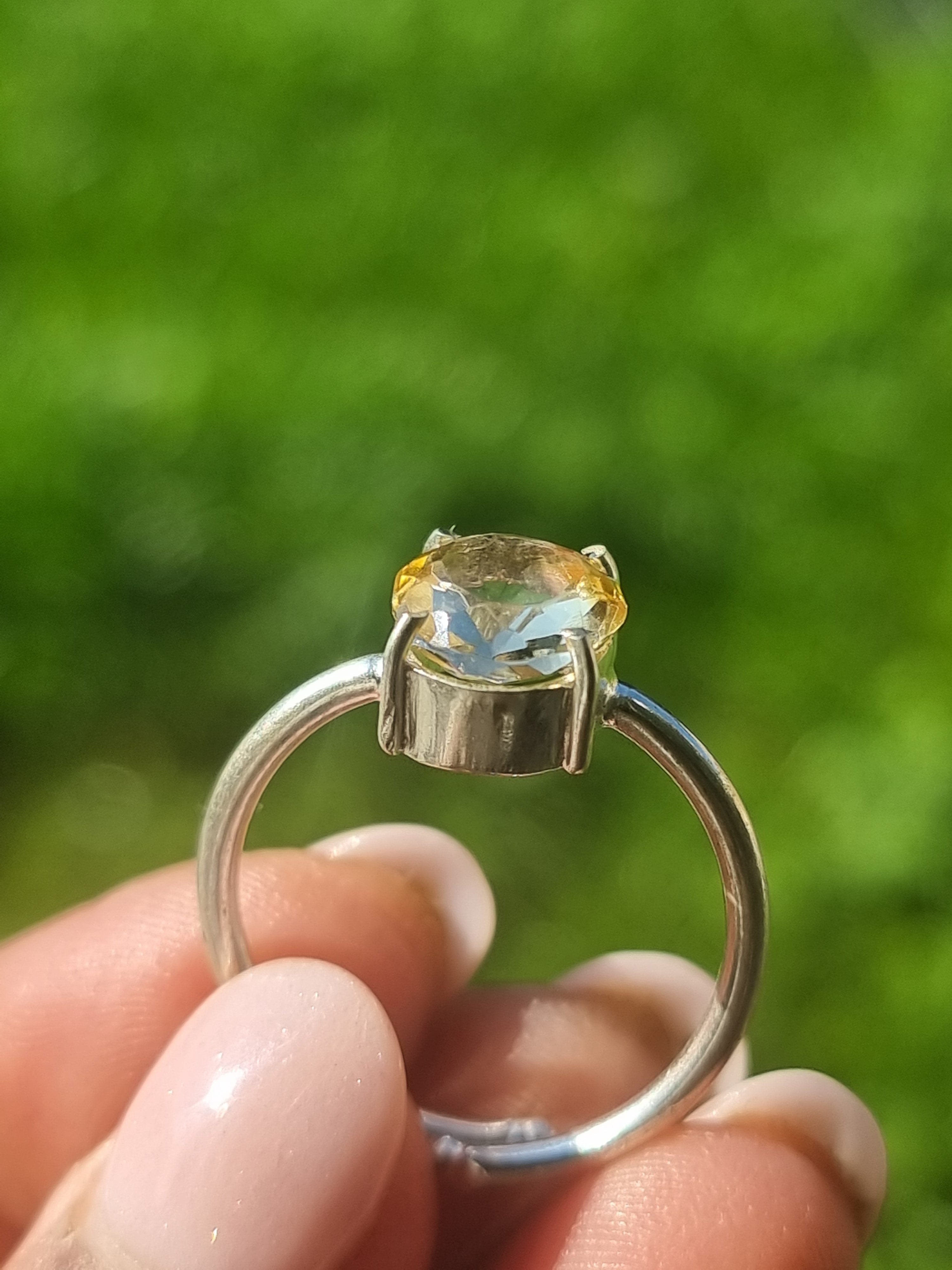 Natural Citrine Ring
