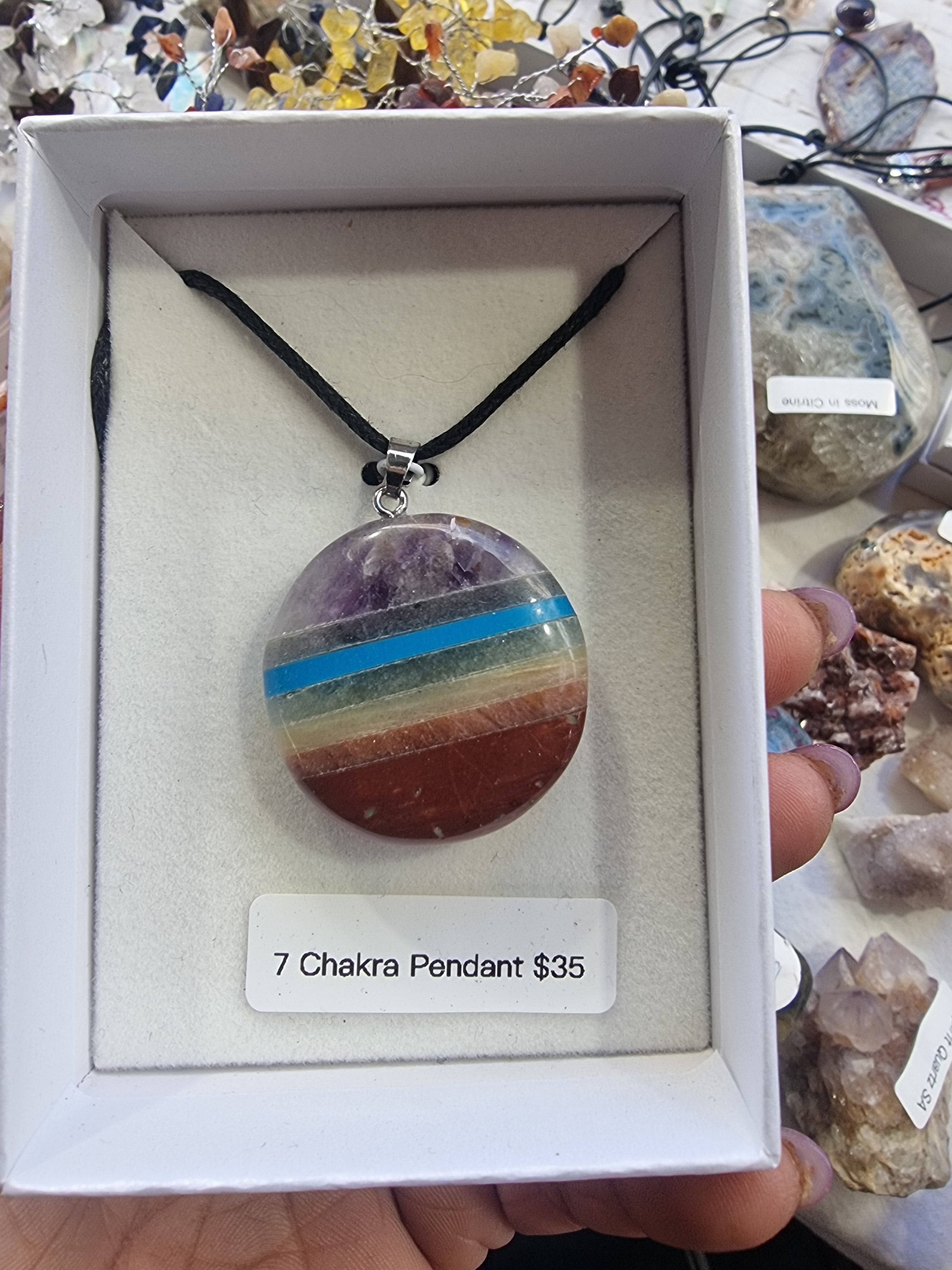 Seven Chakra Pendant