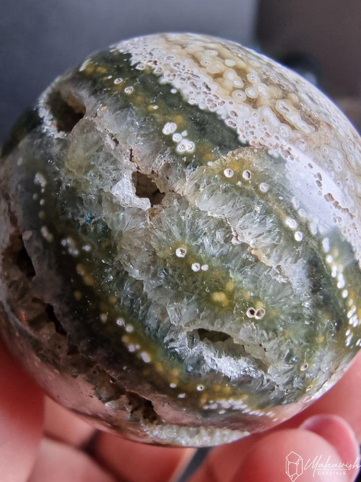 Stunning Ocean Jasper Sphere
