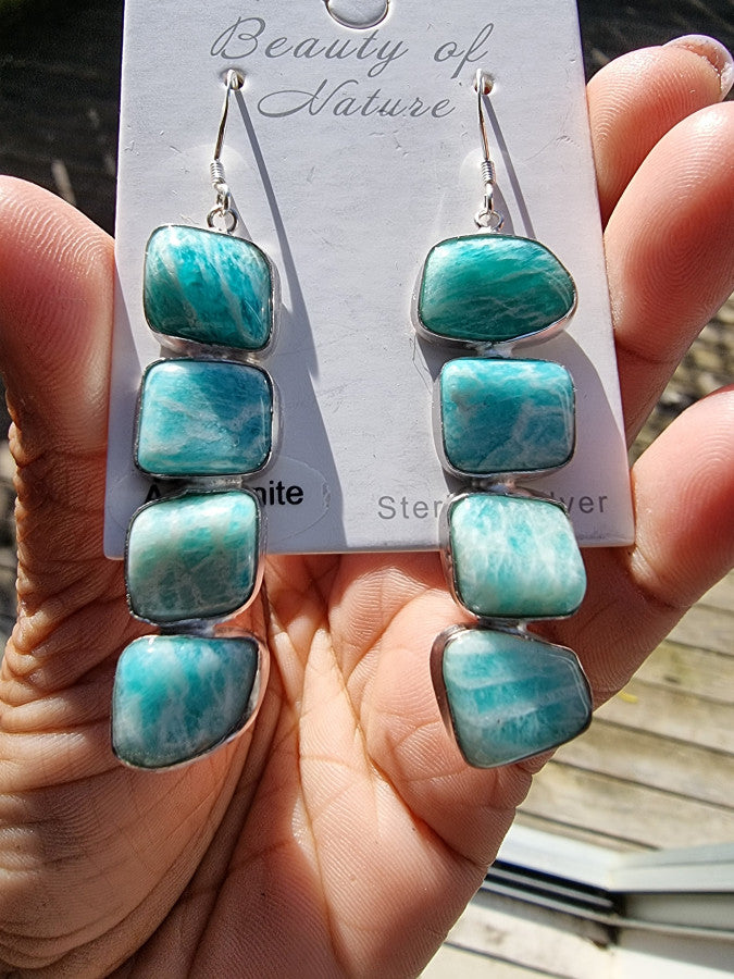 Amazonite Earrings