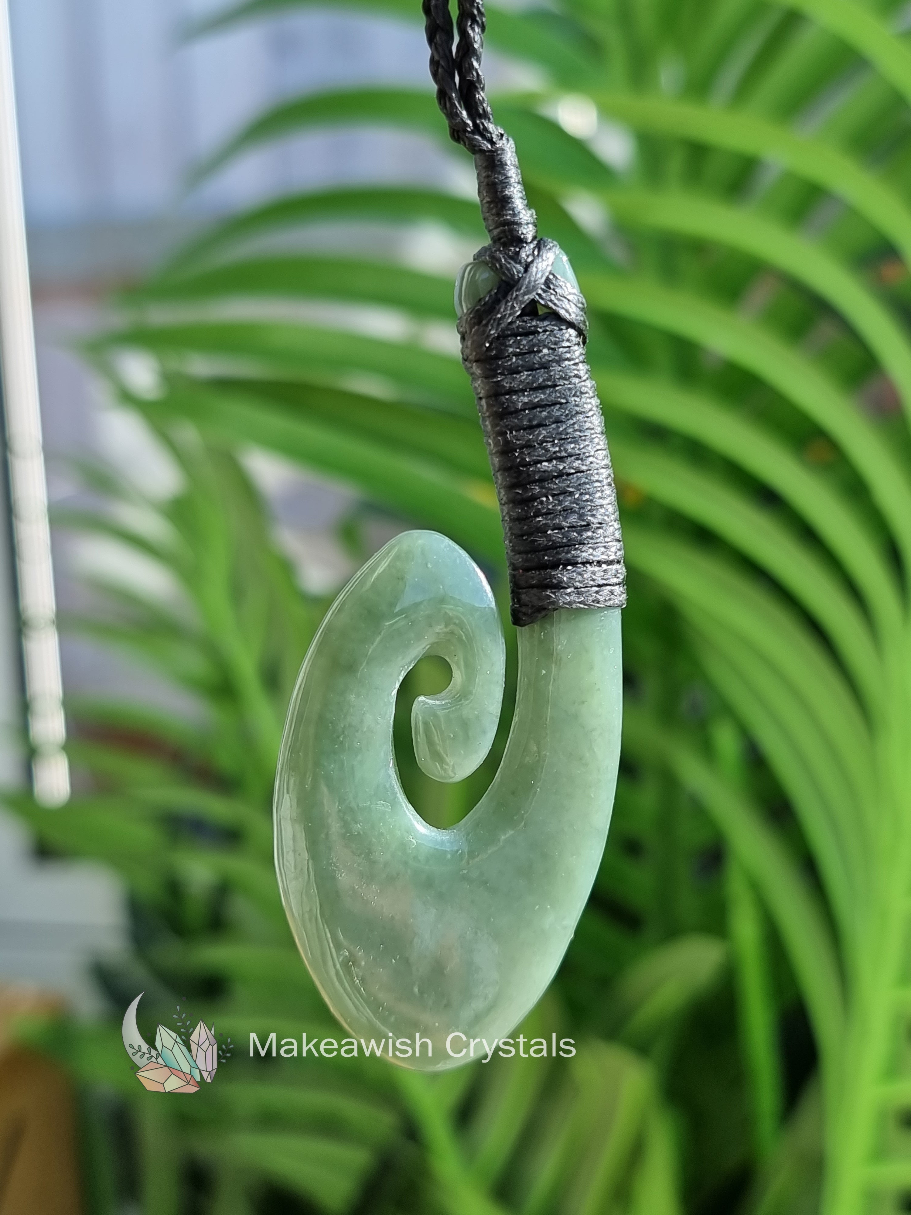 Greenstone NZ Hook Pendant