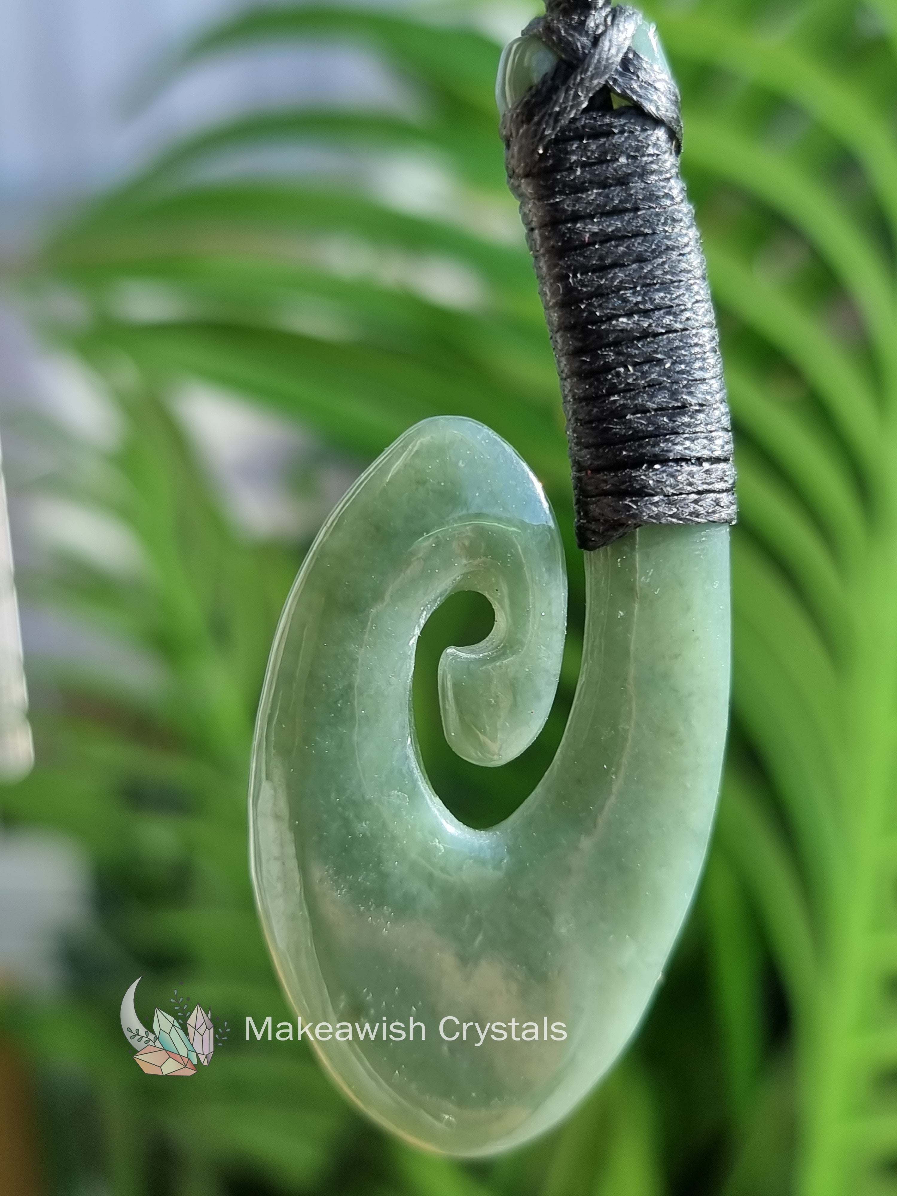 Greenstone NZ Hook Pendant
