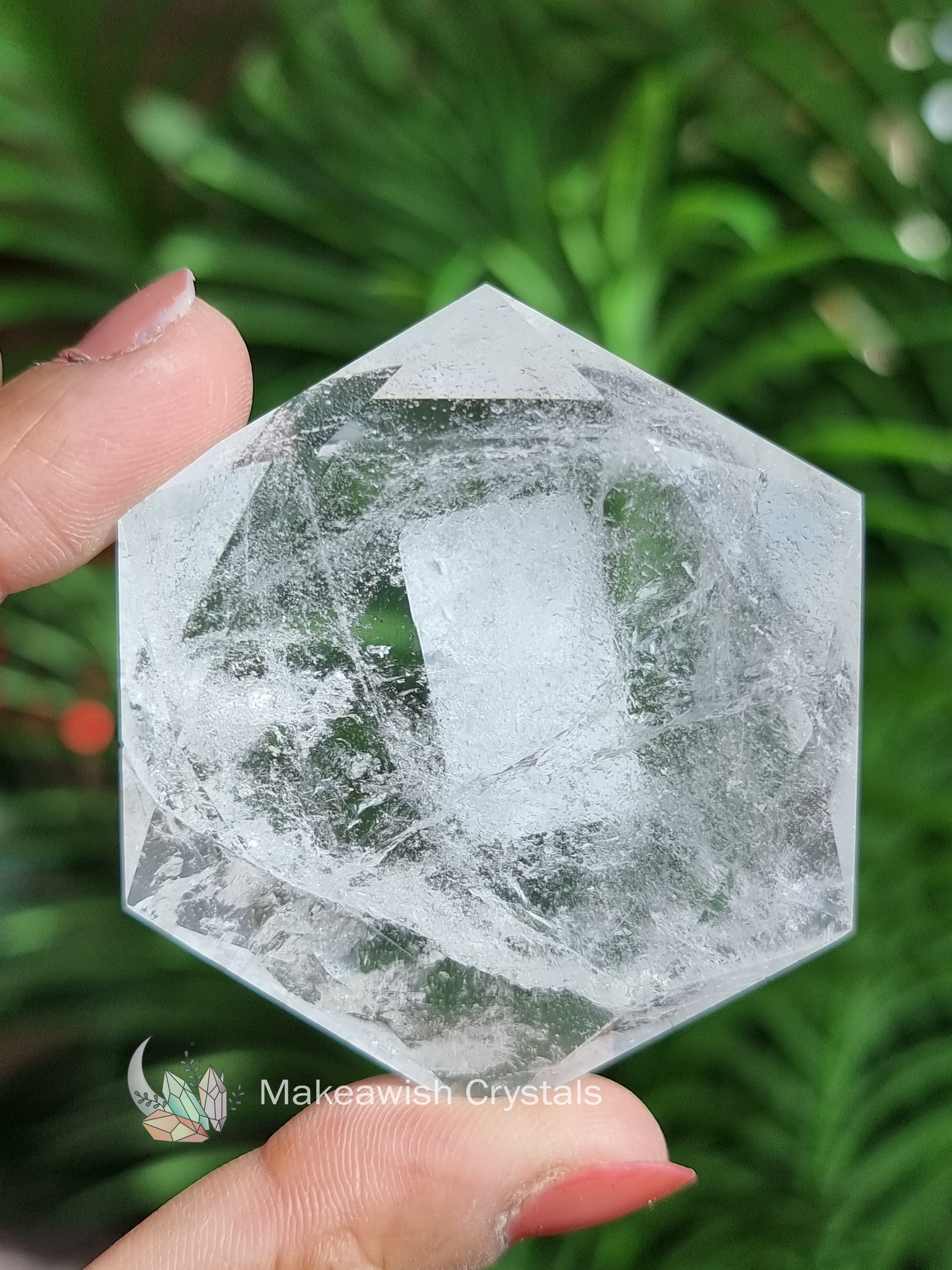 Clear Quartz Faceted Freeshape
