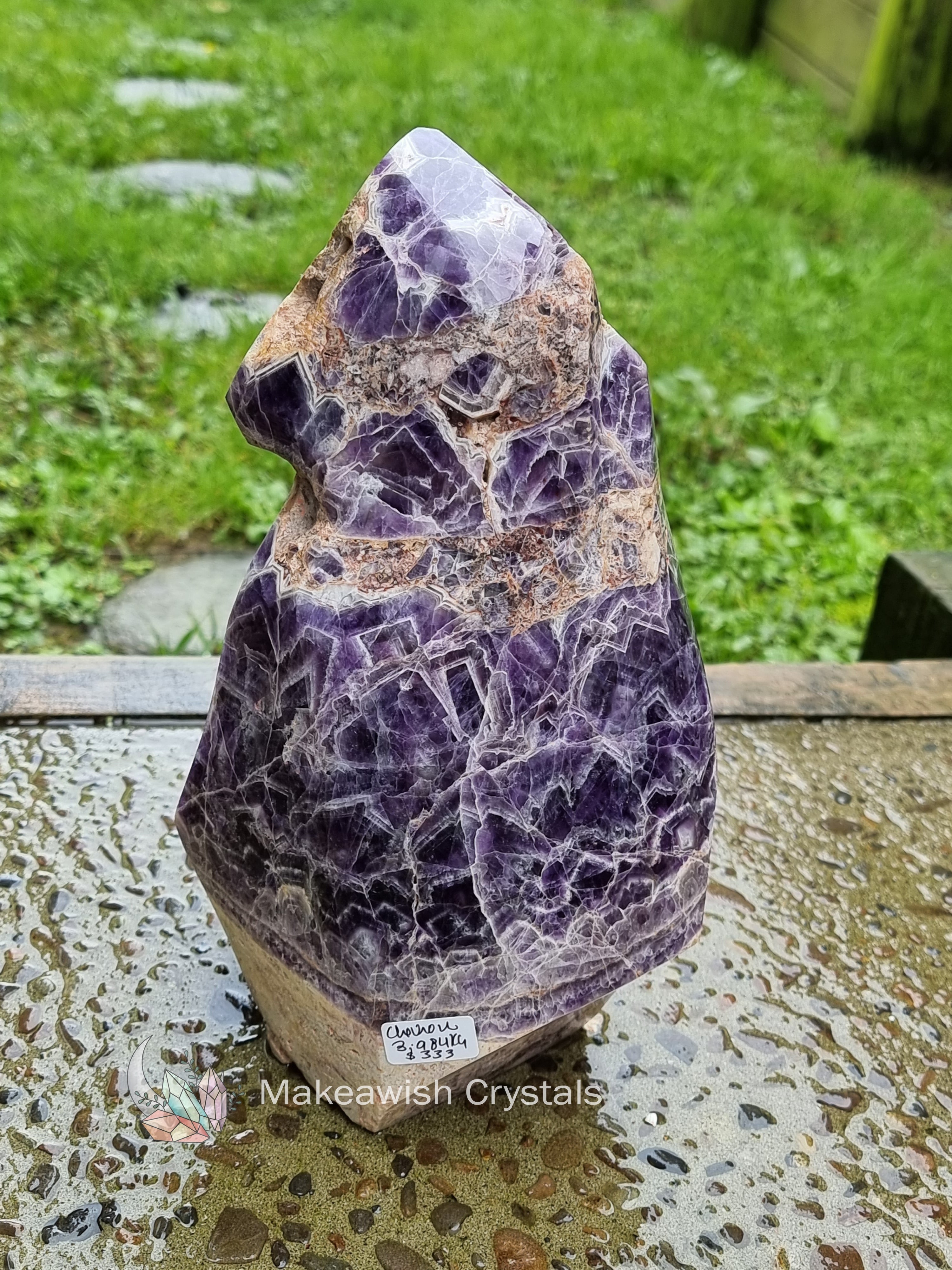 Chevron Amethyst Freeform