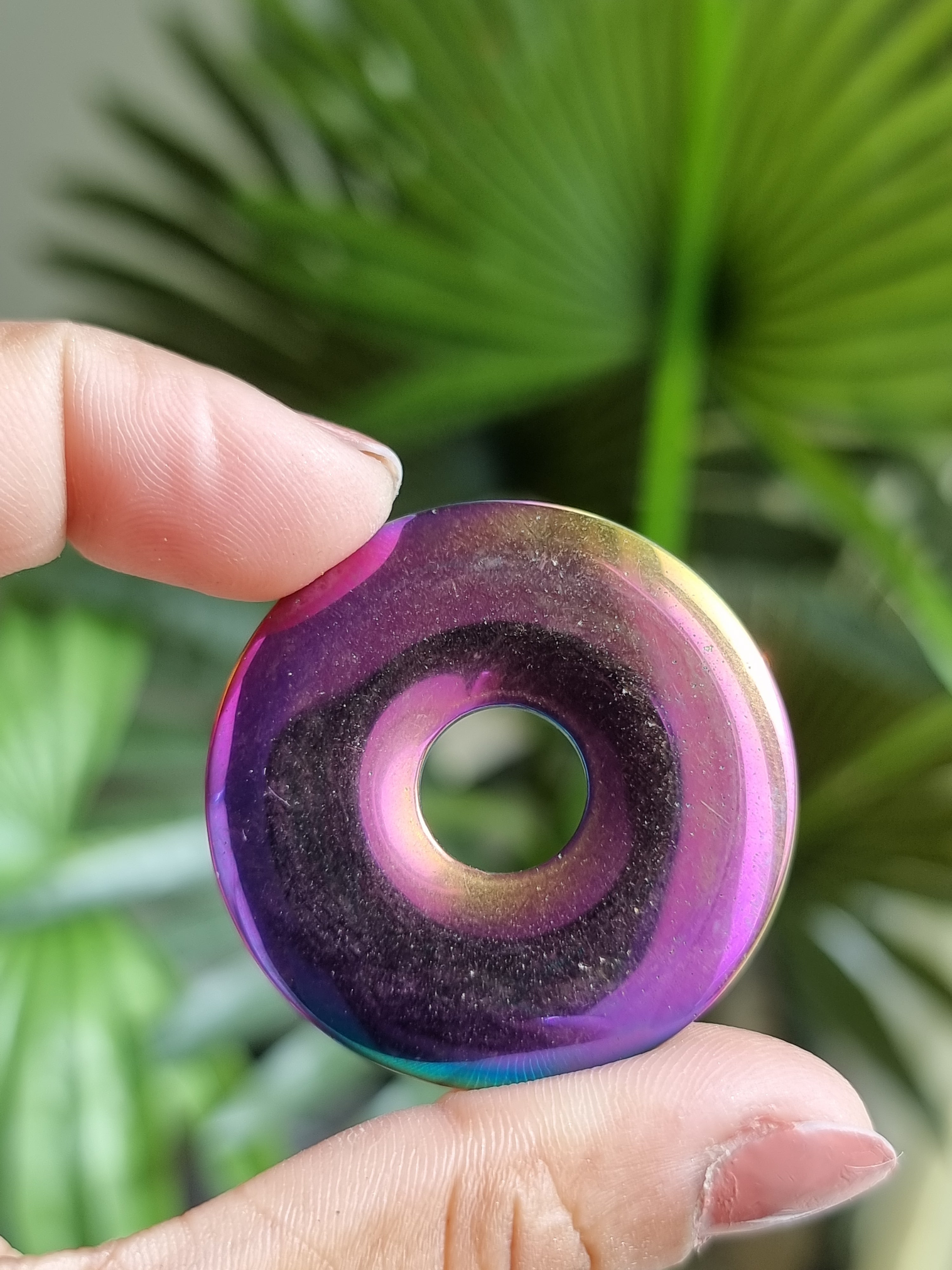 Aura Hematite Donut