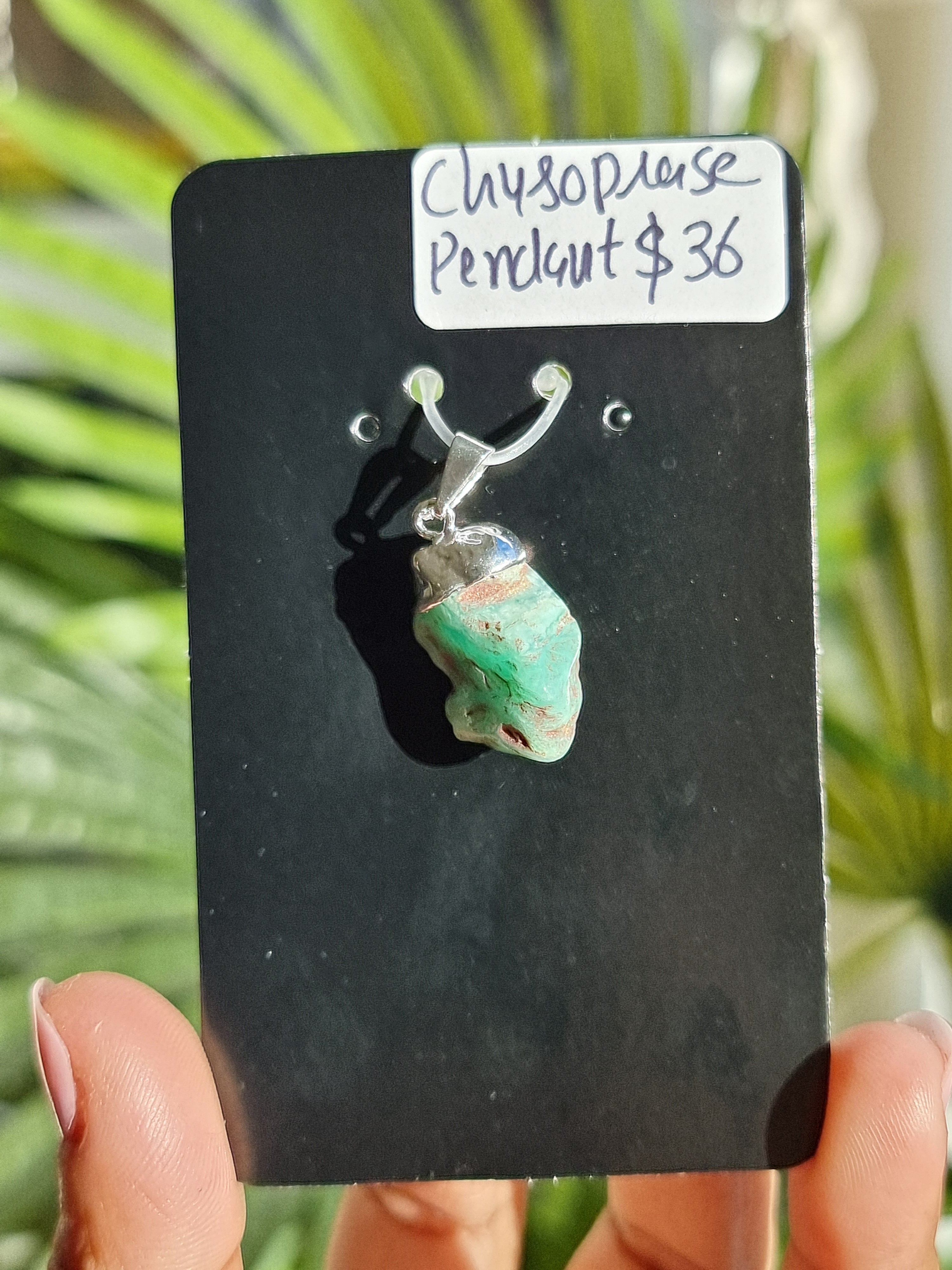 Chrysoprase Pendant
