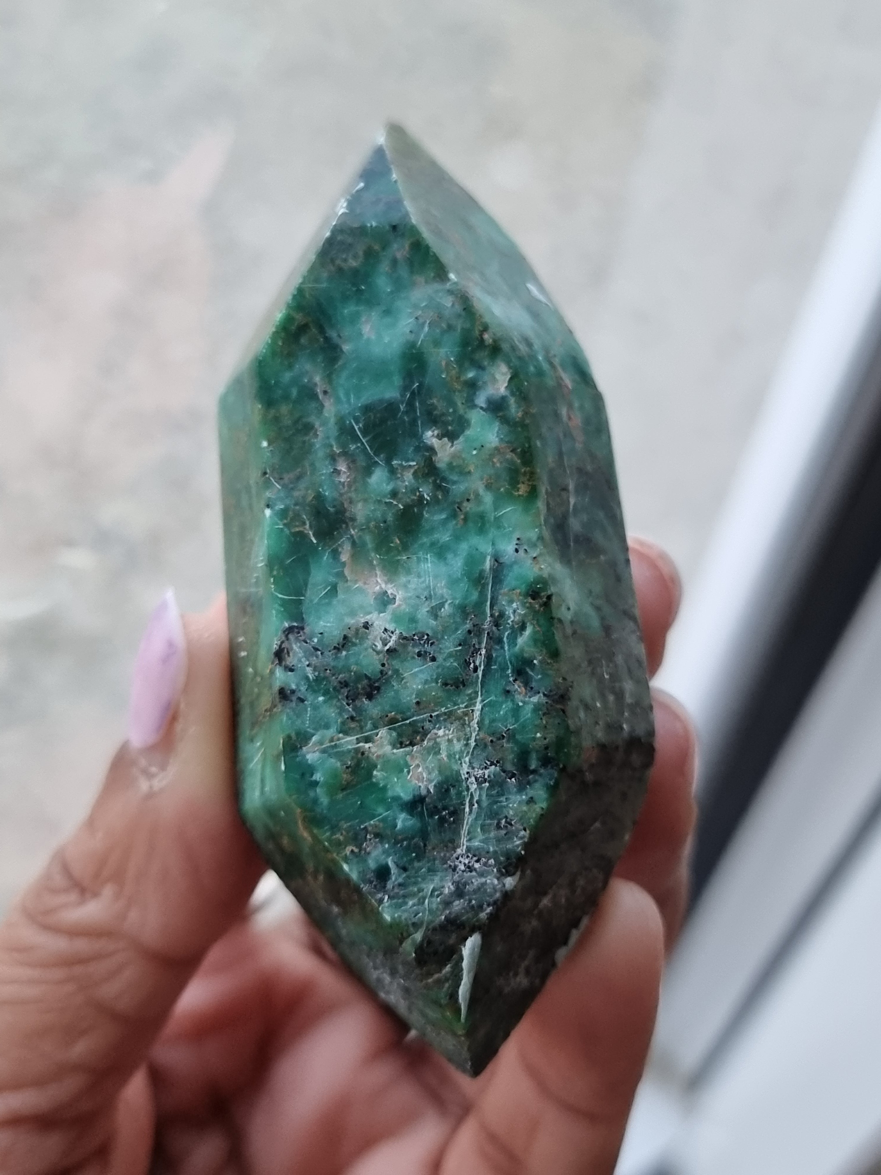 Jadeite Double Terminated Point