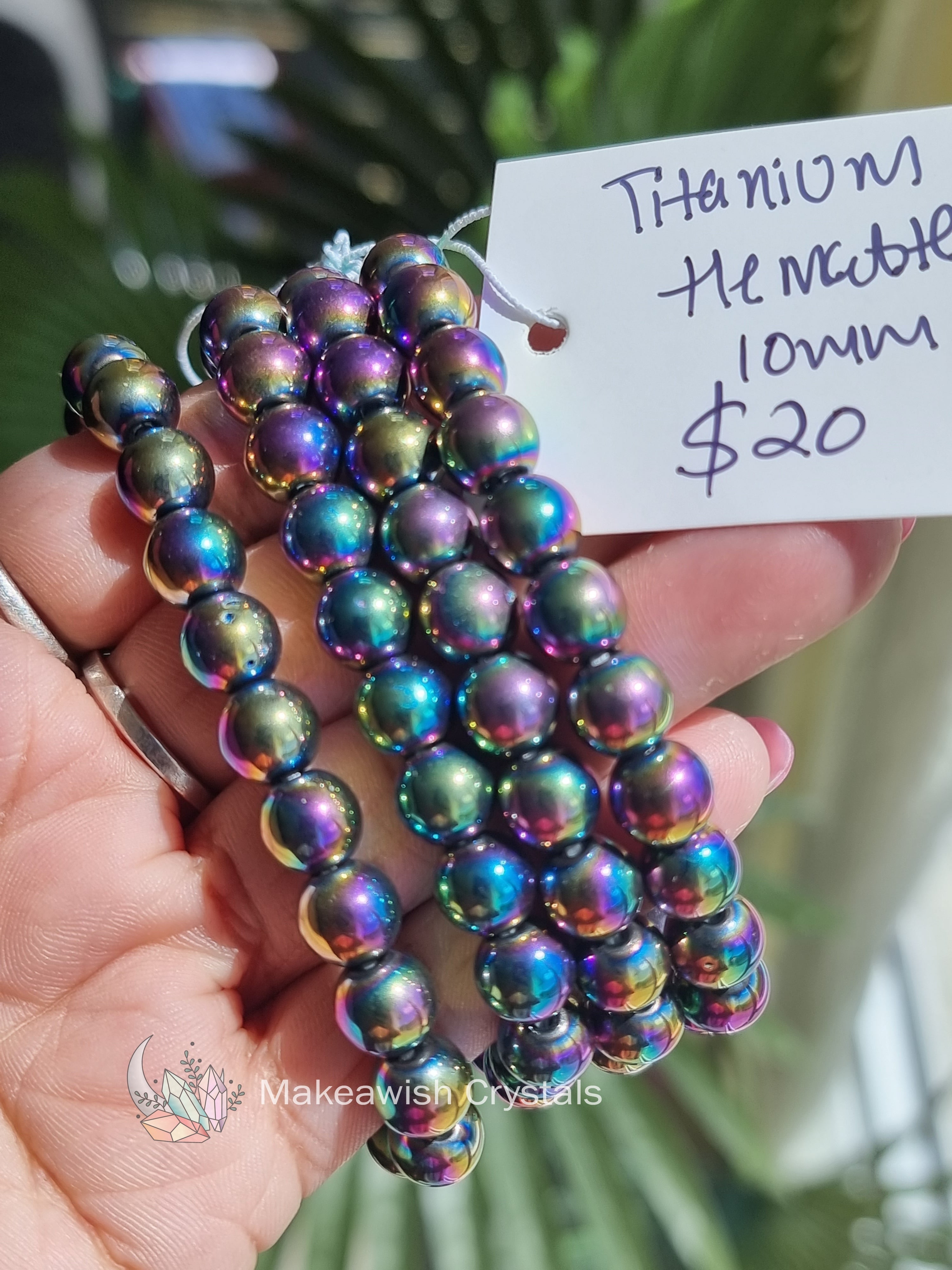 Titanium Hematite Bracelet